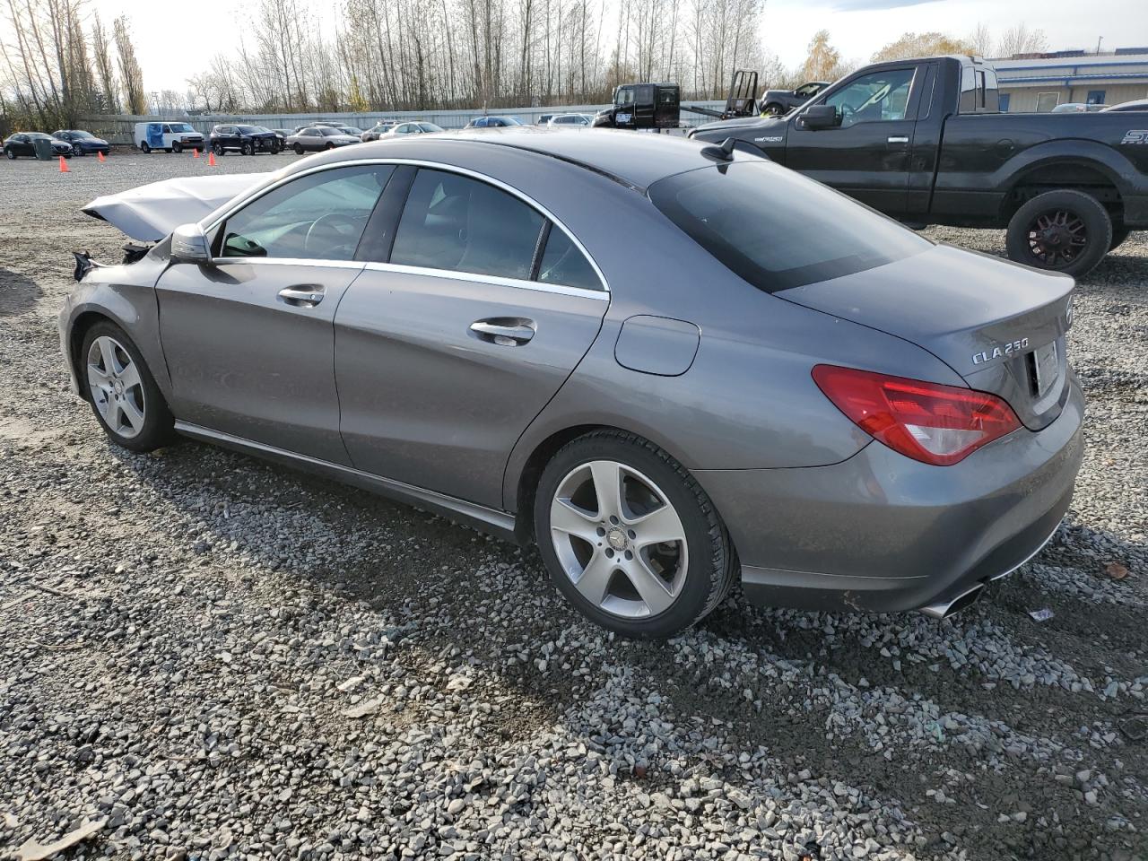 2016 Mercedes-Benz CLA-klasse VIN WDDSJ4EBXGN372259 Copart auction photo, front end / top/roof damage thumbnail 2
