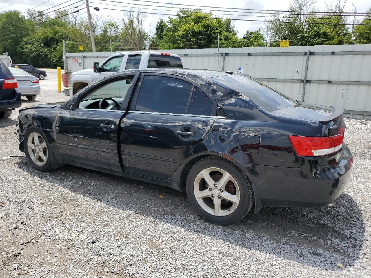2008 Hyundai Sonata VIN 5NPEU46F18H341094 Copart auction photo, all over damage thumbnail 2