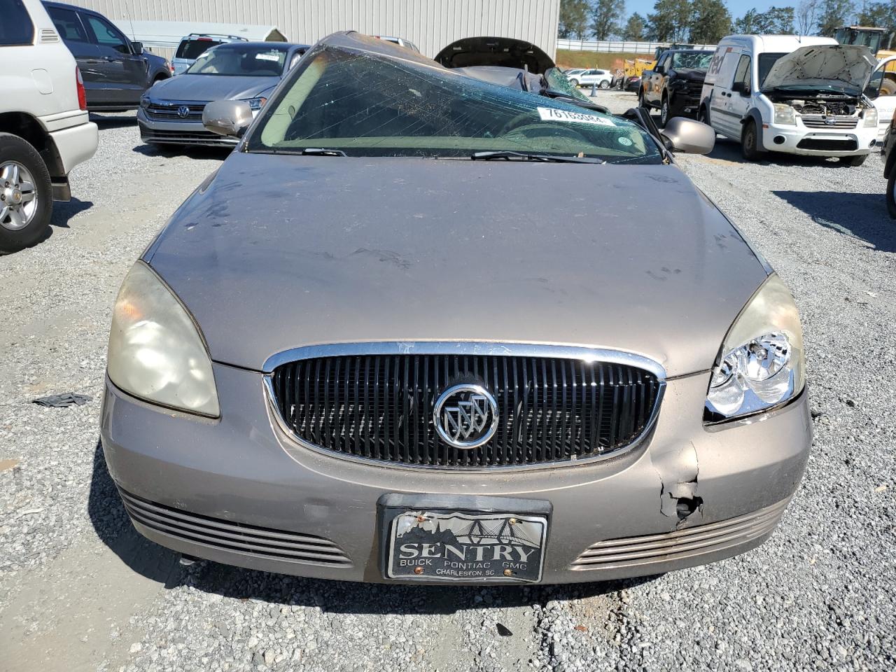 2006 Buick Lucerne VIN 1G4HD57266U197989 Copart auction photo, top/roof damage thumbnail 5