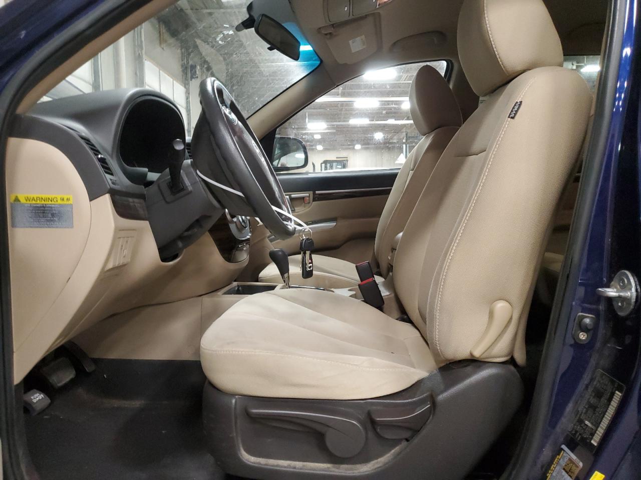 2010 Hyundai Santa Fe VIN 5NMSG3AB4AH382377 Copart auction photo, mechanical / hail damage thumbnail 7