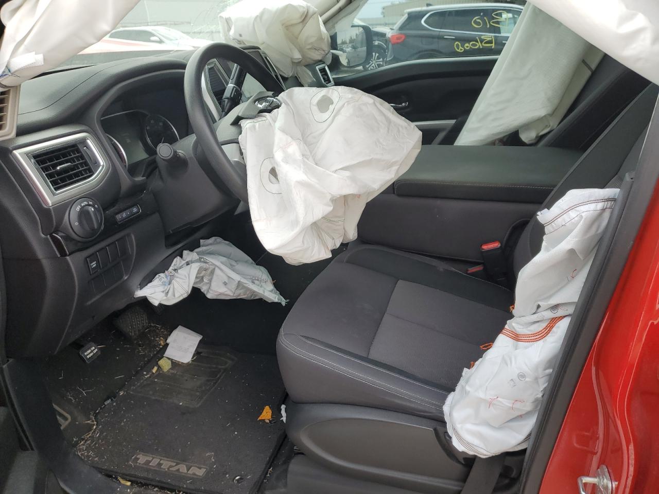 2021 Nissan Titan VIN 1N6AA1EE7MN500318 Copart auction photo, front end damage thumbnail 7
