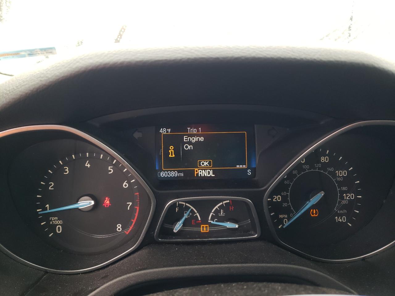 2016 Ford Focus VIN 1FADP3F24GL236110 Copart auction photo, rear end damage thumbnail 9
