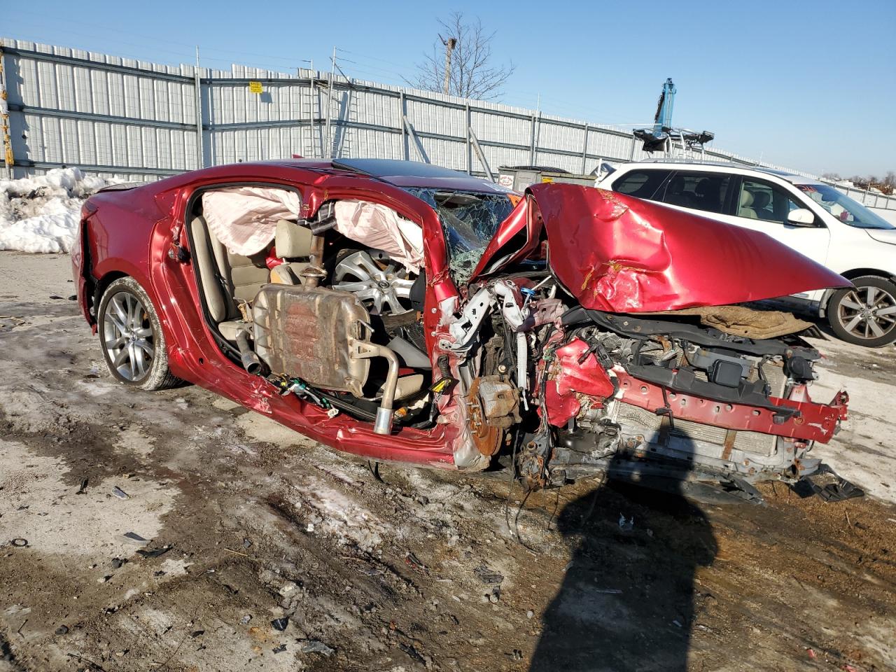 2015 Mazda 6 VIN JM1GJ1W50F1215689 Copart auction photo, all over / front end damage thumbnail 4