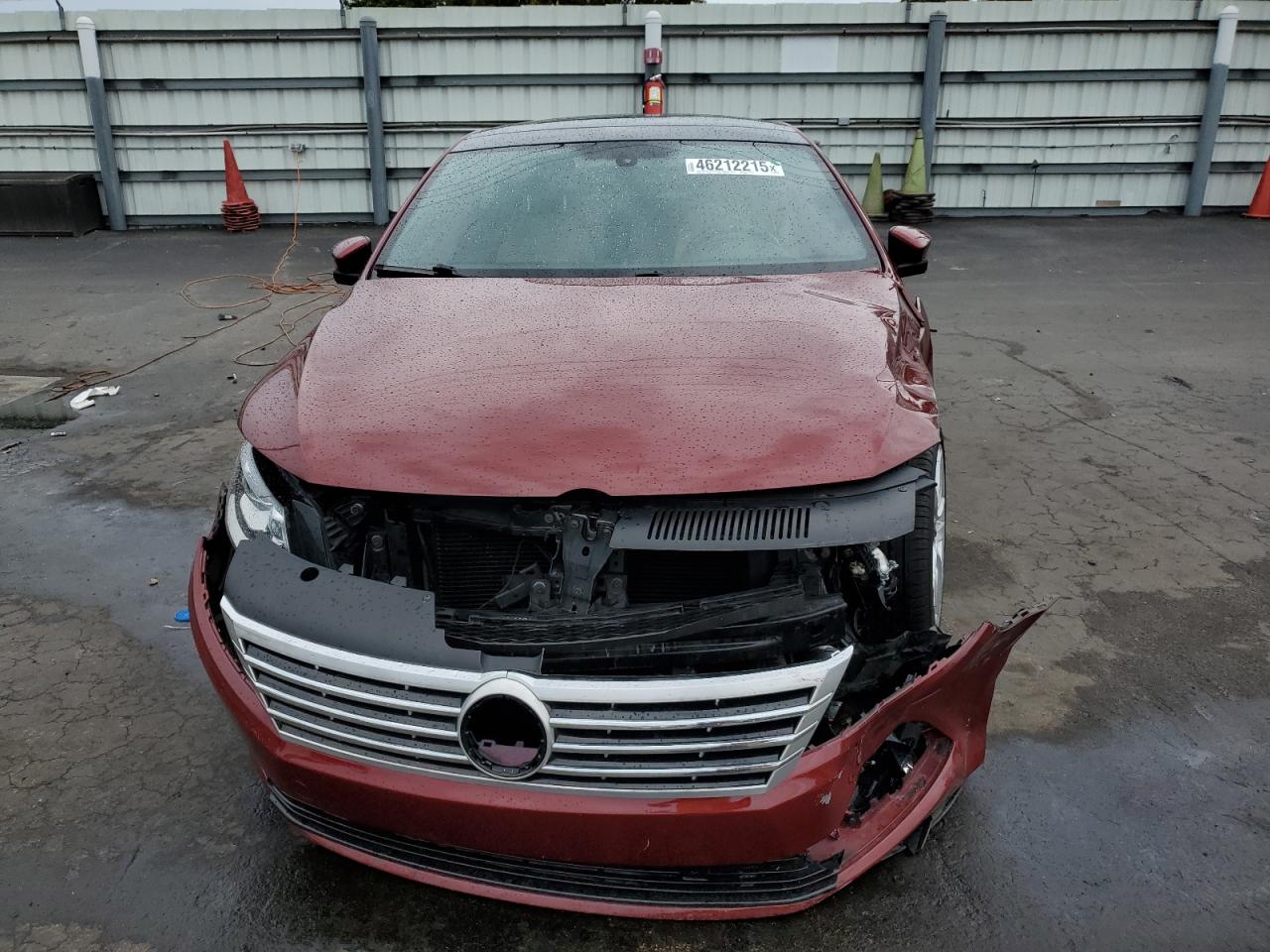 2013 Volkswagen Passat CC VIN WVWRN7AN5DE549956 Copart auction photo, front end damage thumbnail 5