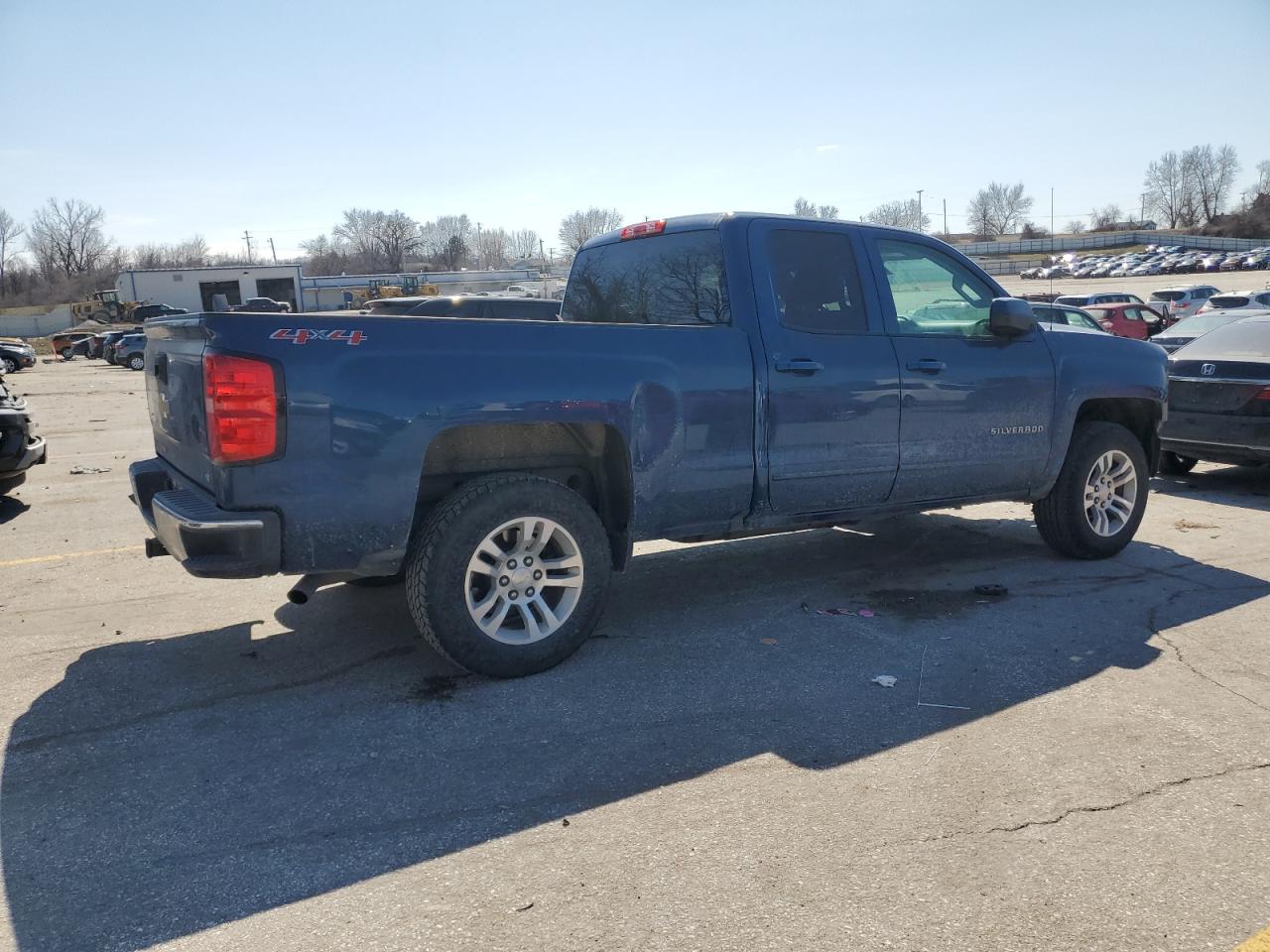 2016 Chevrolet Silverado VIN 1GCVKREC7GZ362811 Copart auction photo, front end / side damage thumbnail 3