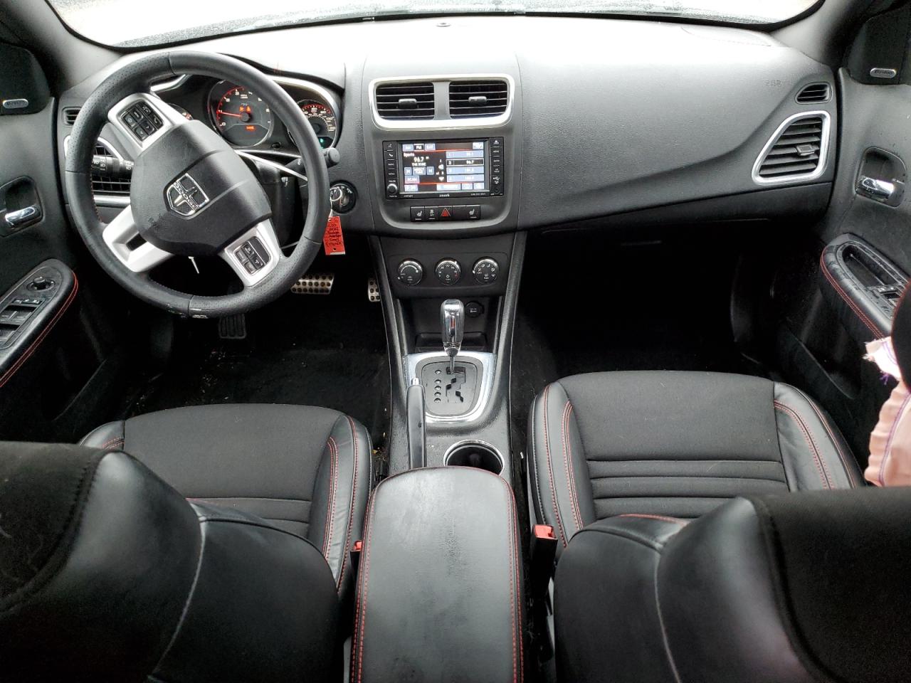 2014 Dodge Avenger VIN 1C3CDZBG1EN136409 Copart auction photo, front end / side damage thumbnail 8