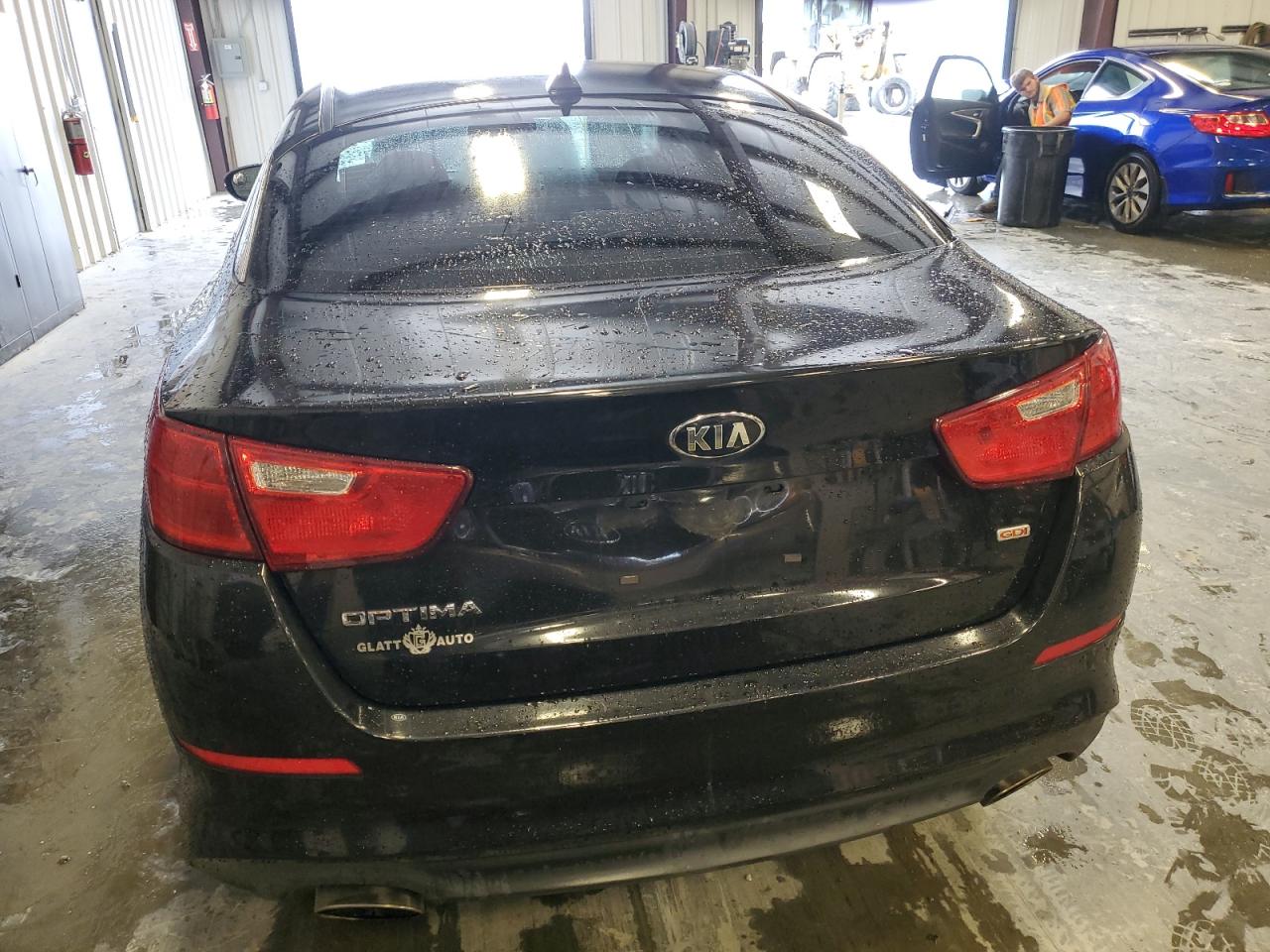 2015 KIA Optima VIN KNAGM4A7XF5653823 Copart auction photo, rear end damage thumbnail 6