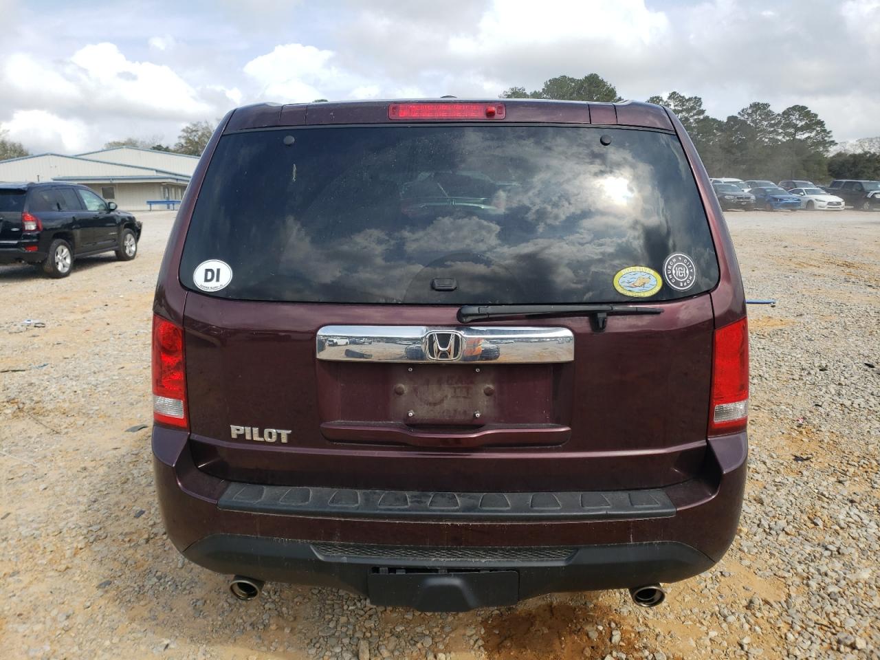 2013 Honda Pilot VIN 5FNYF3H55DB023896 Copart auction photo, front end / side damage thumbnail 6