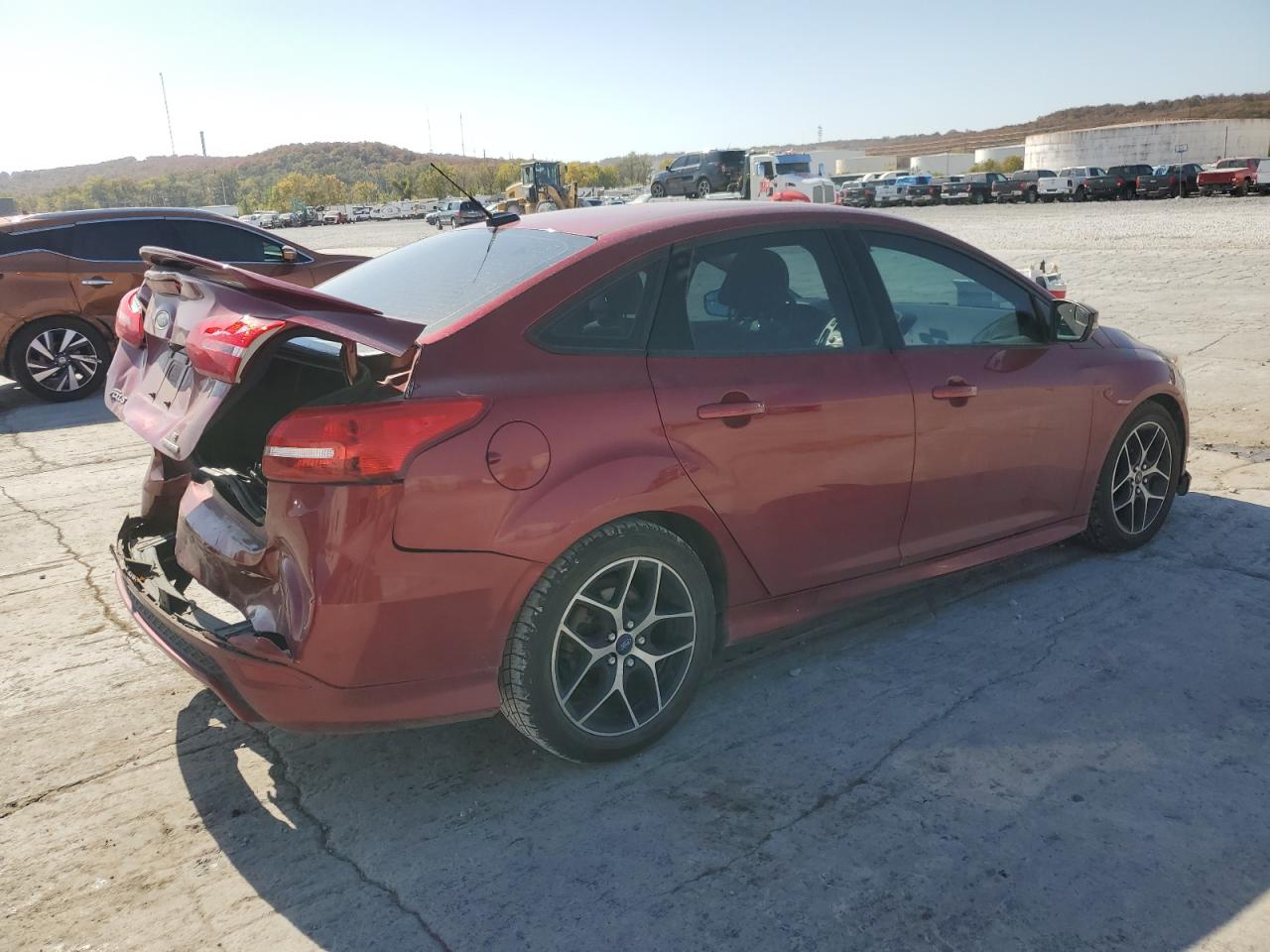 2015 Ford Focus VIN 1FADP3F20FL240475 Copart auction photo, rear end damage thumbnail 3