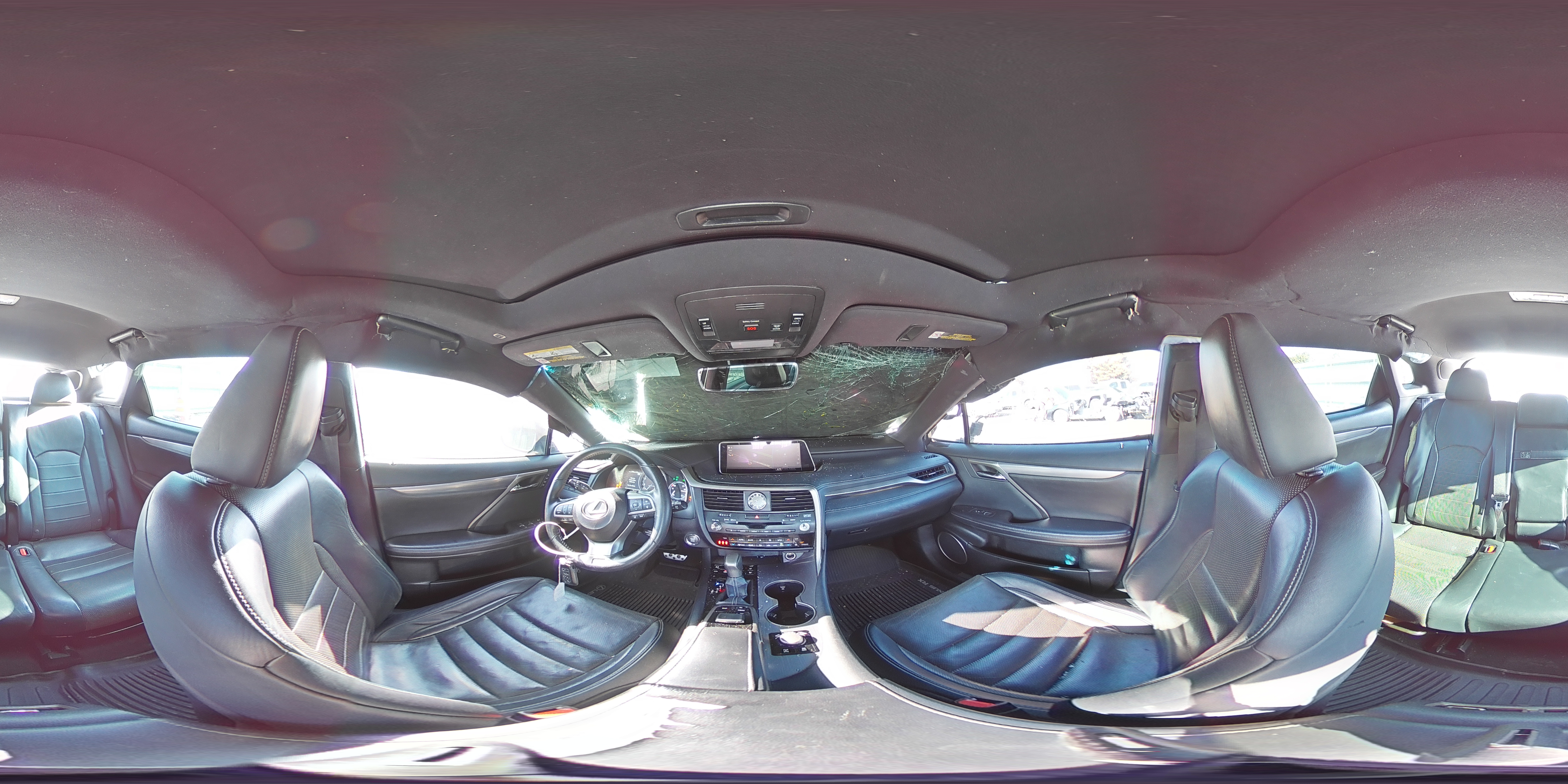 2017 Lexus RX VIN 2T2BZMCA6HC130792 Copart auction photo, rollover / undercarriage damage thumbnail 14