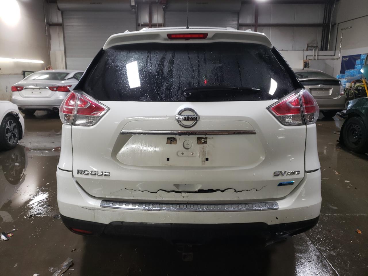 2014 Nissan Rogue VIN 5N1AT2MV1EC821168 Copart auction photo, rear end damage thumbnail 6