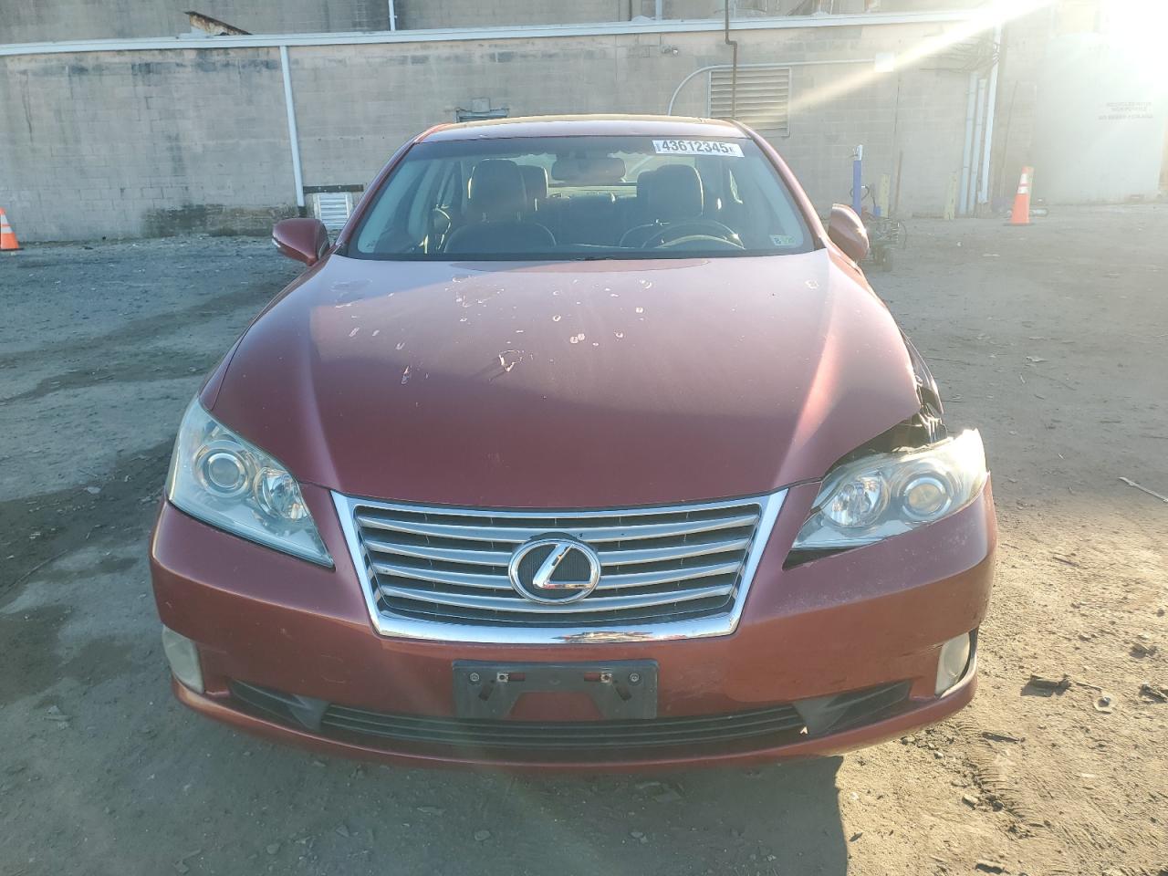 2010 Lexus ES VIN JTHBK1EG5A2392668 Copart auction photo, front end / minor dent/scratches damage thumbnail 5