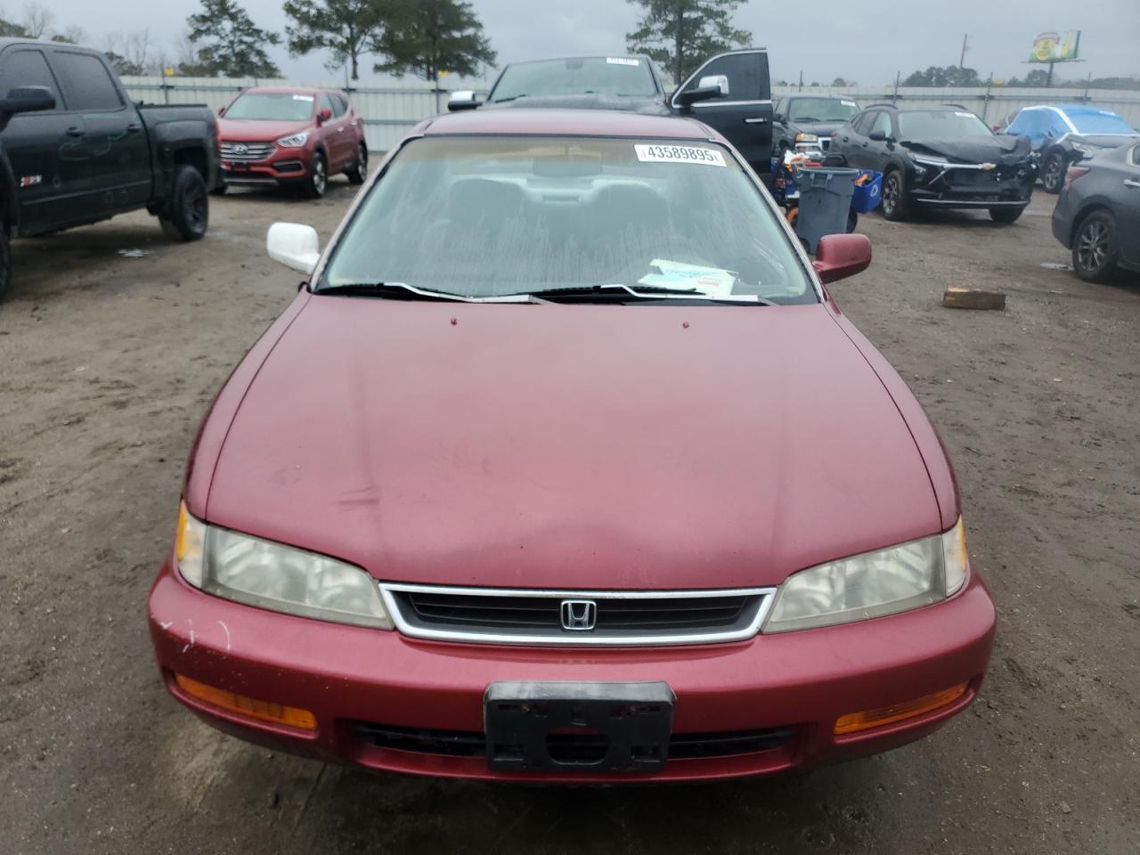 1996 Honda Accord VIN 1HGCD5630TA056844 Copart auction photo, side damage thumbnail 5
