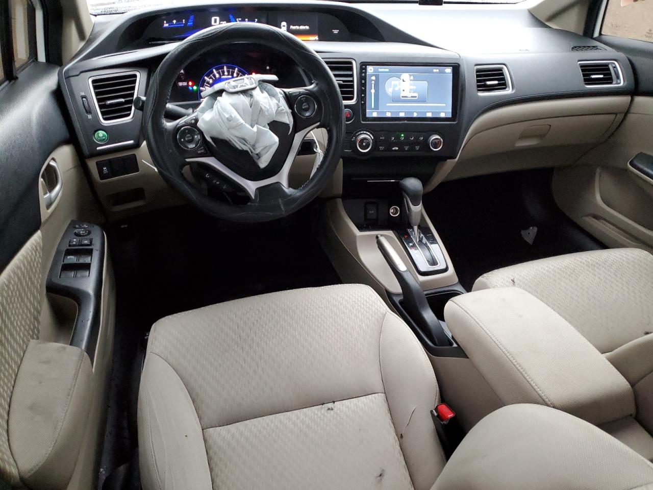 2014 Honda Civic VIN 2HGFB2F55EH548938 Copart auction photo, all over / side damage thumbnail 8
