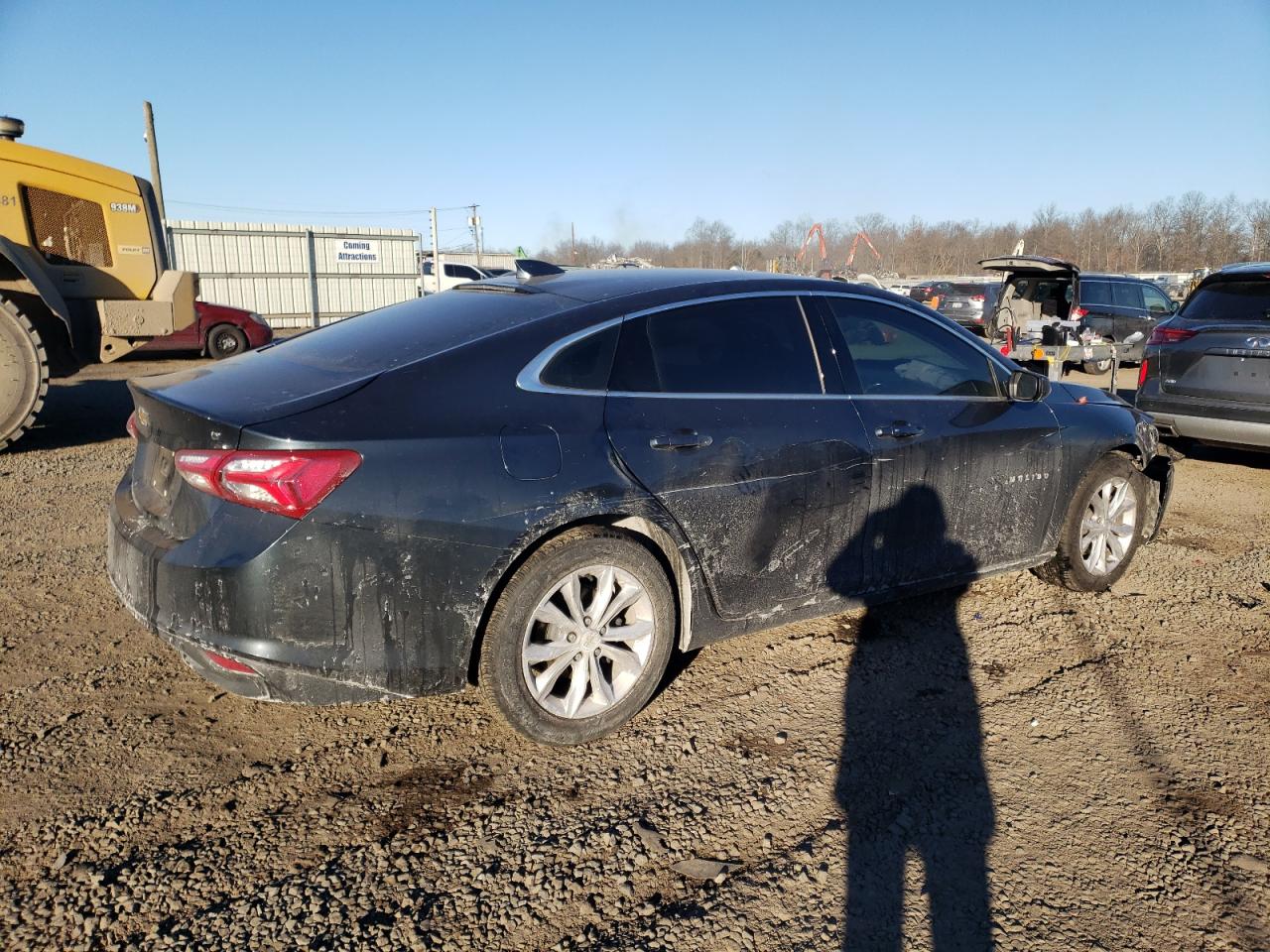 2020 Chevrolet Malibu VIN 1G1ZD5ST7LF065356 Copart auction photo, front end / rear end damage thumbnail 3