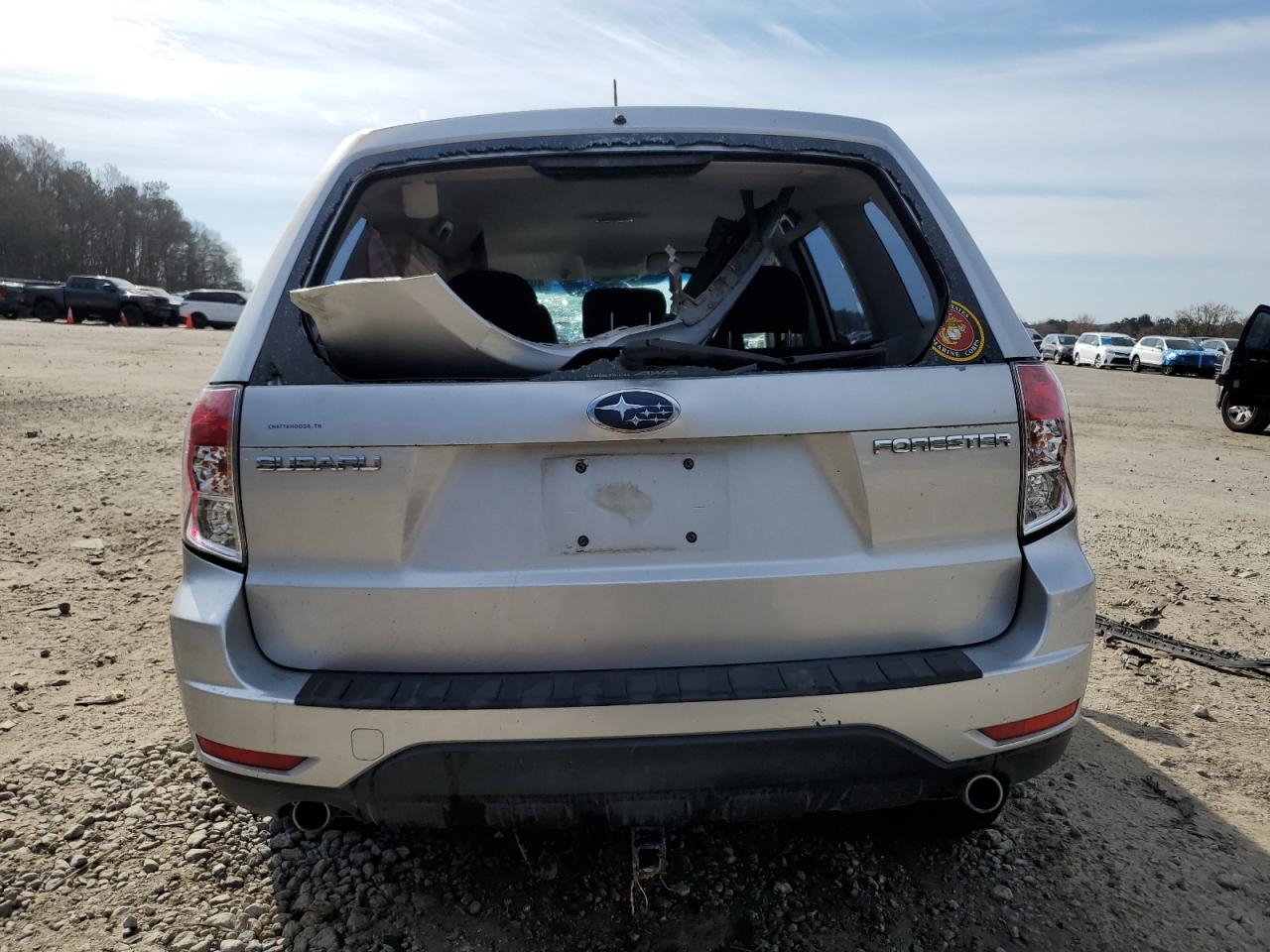 2009 Subaru Forester VIN JF2SH61629H729902 Copart auction photo, all over damage thumbnail 6