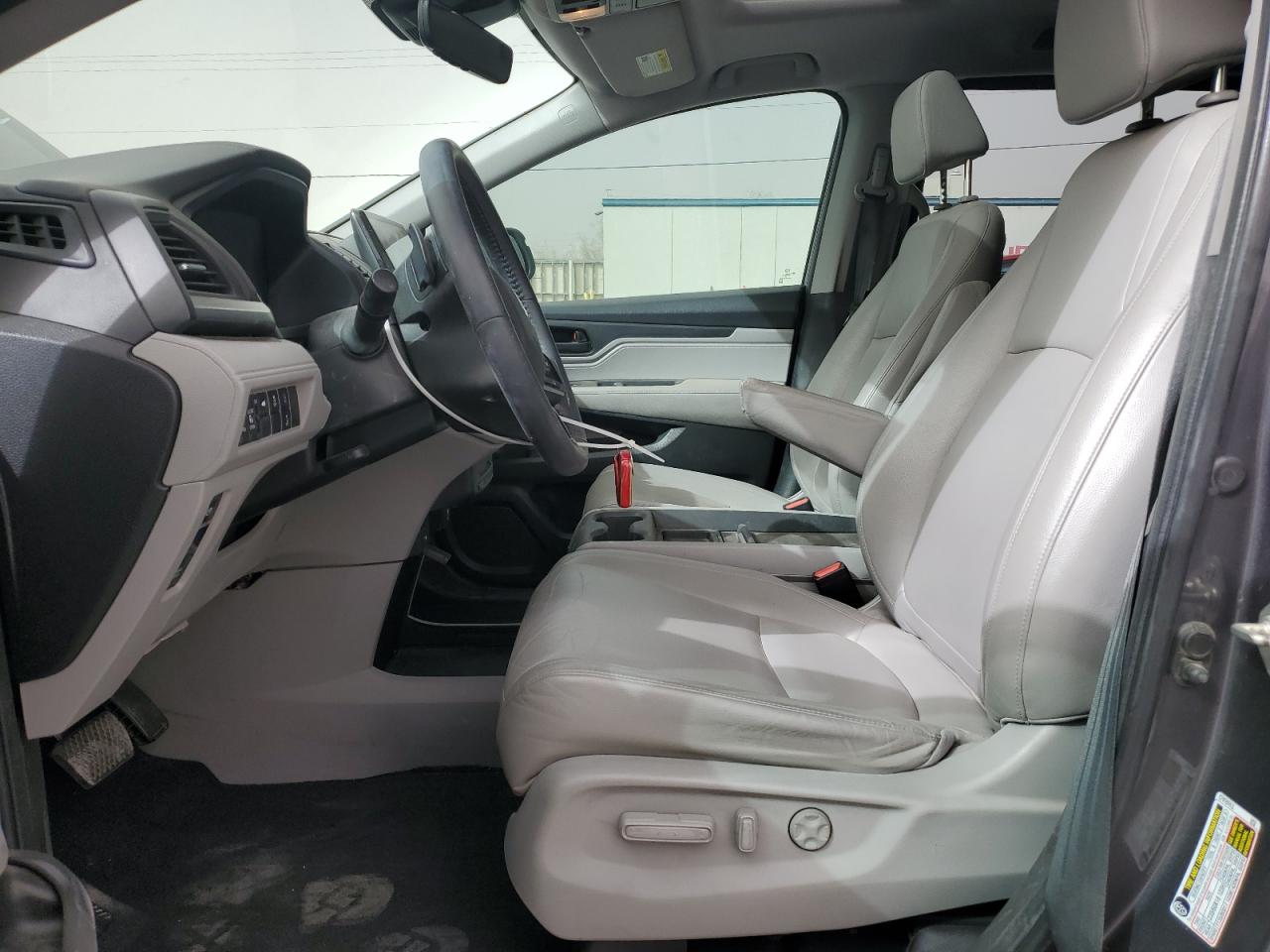 2018 Honda Odyssey VIN 5FNRL6H76JB068583 Copart auction photo, front end / side damage thumbnail 7