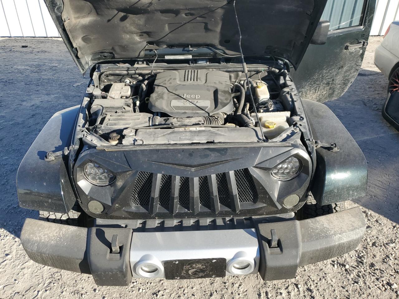 2012 Jeep Wrangler VIN 1C4BJWEG7CL260560 Copart auction photo, rear end damage thumbnail 12