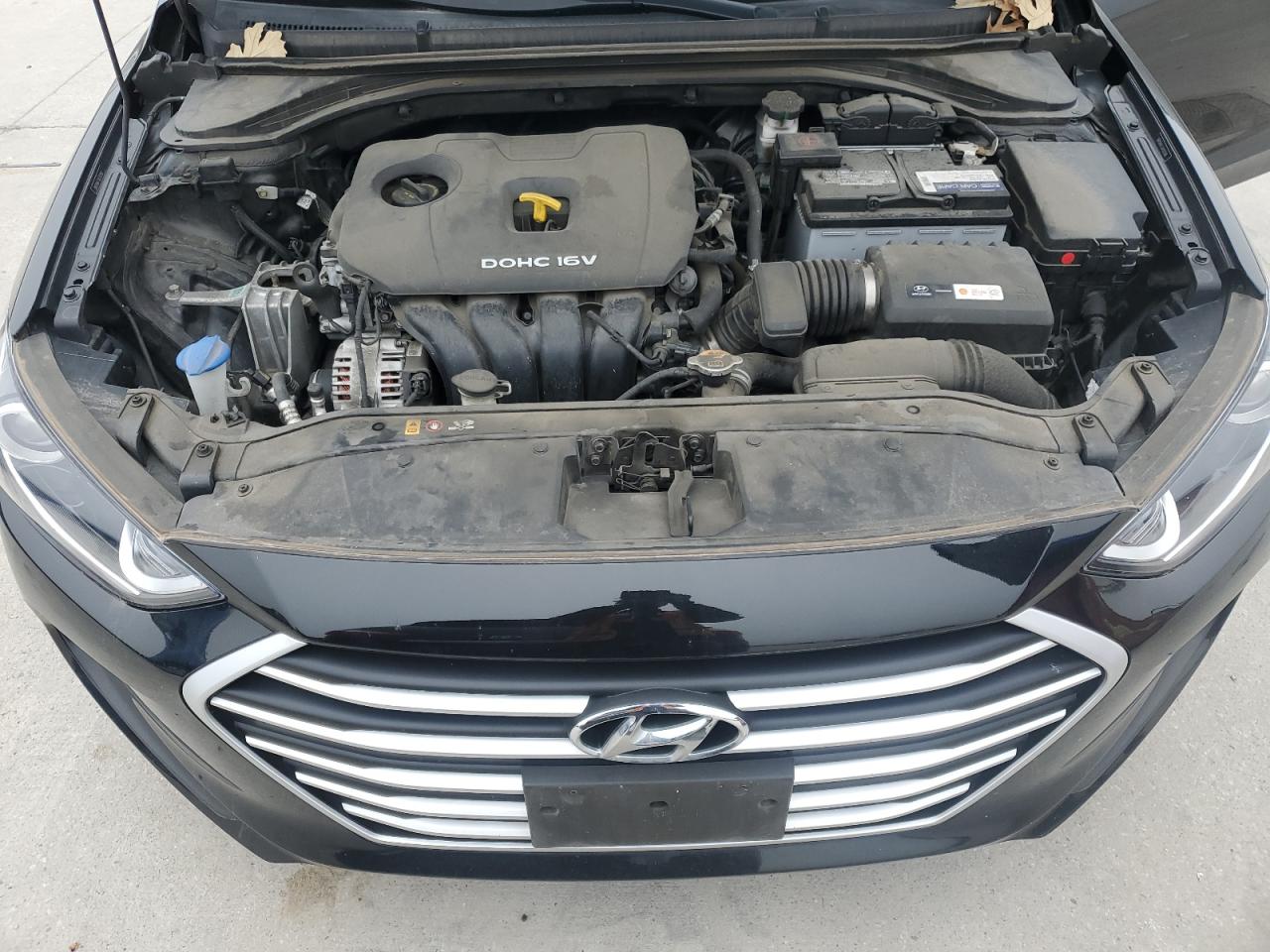 2018 Hyundai Elantra VIN 5NPD84LF1JH292568 Copart auction photo, side damage thumbnail 11