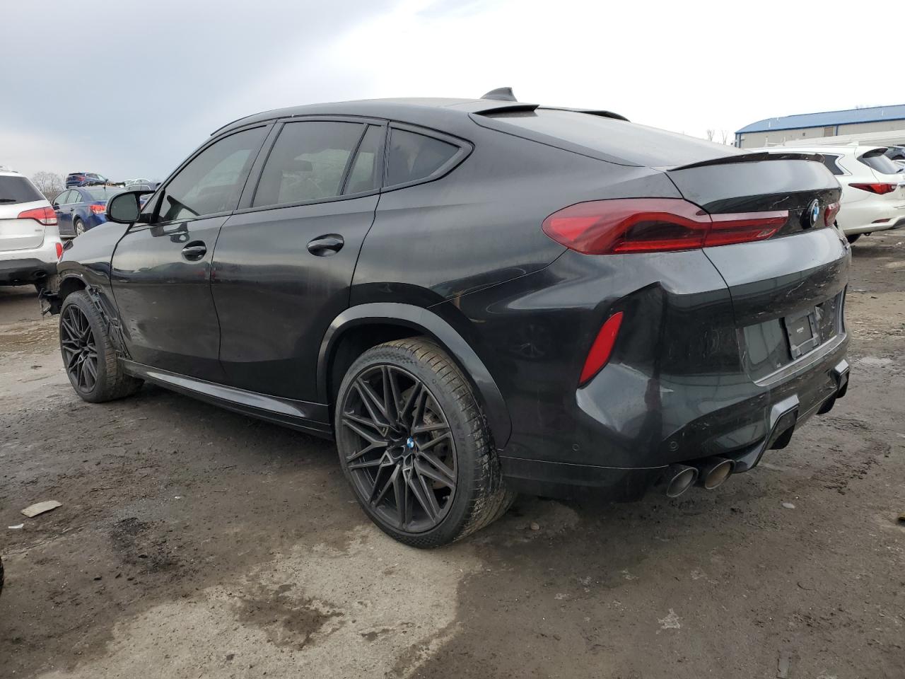 2021 BMW X6 VIN 5YMCY0C03M9F24885 Copart auction photo, front end damage thumbnail 2