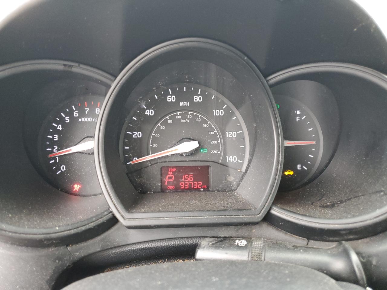 2013 KIA Rio VIN KNADM4A31D6282817 Copart auction photo, rear end damage thumbnail 9