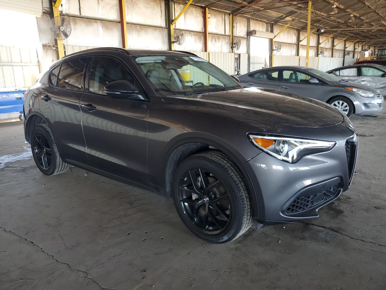 2021 Alfa Romeo Stelvio VIN ZASPAJAN4M7D08983 Copart auction photo, rear end damage thumbnail 4