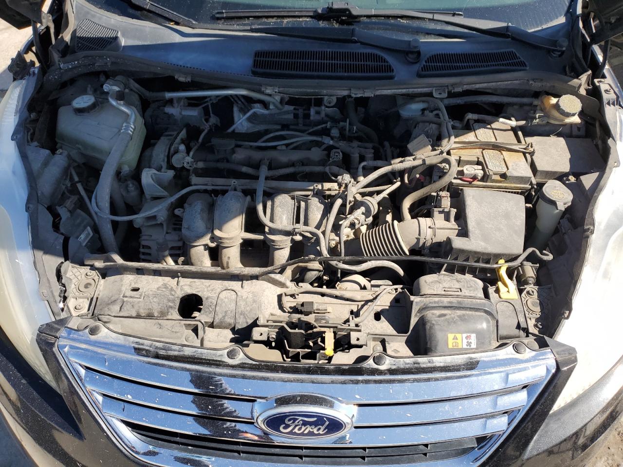 2013 Ford Fiesta VIN 3FADP4BJ7DM174778 Copart auction photo, front end / side damage thumbnail 11