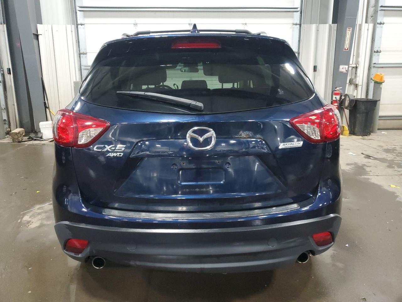 2015 Mazda CX-5 VIN JM3KE4CY1F0540136 Copart auction photo, front end / hail damage thumbnail 6