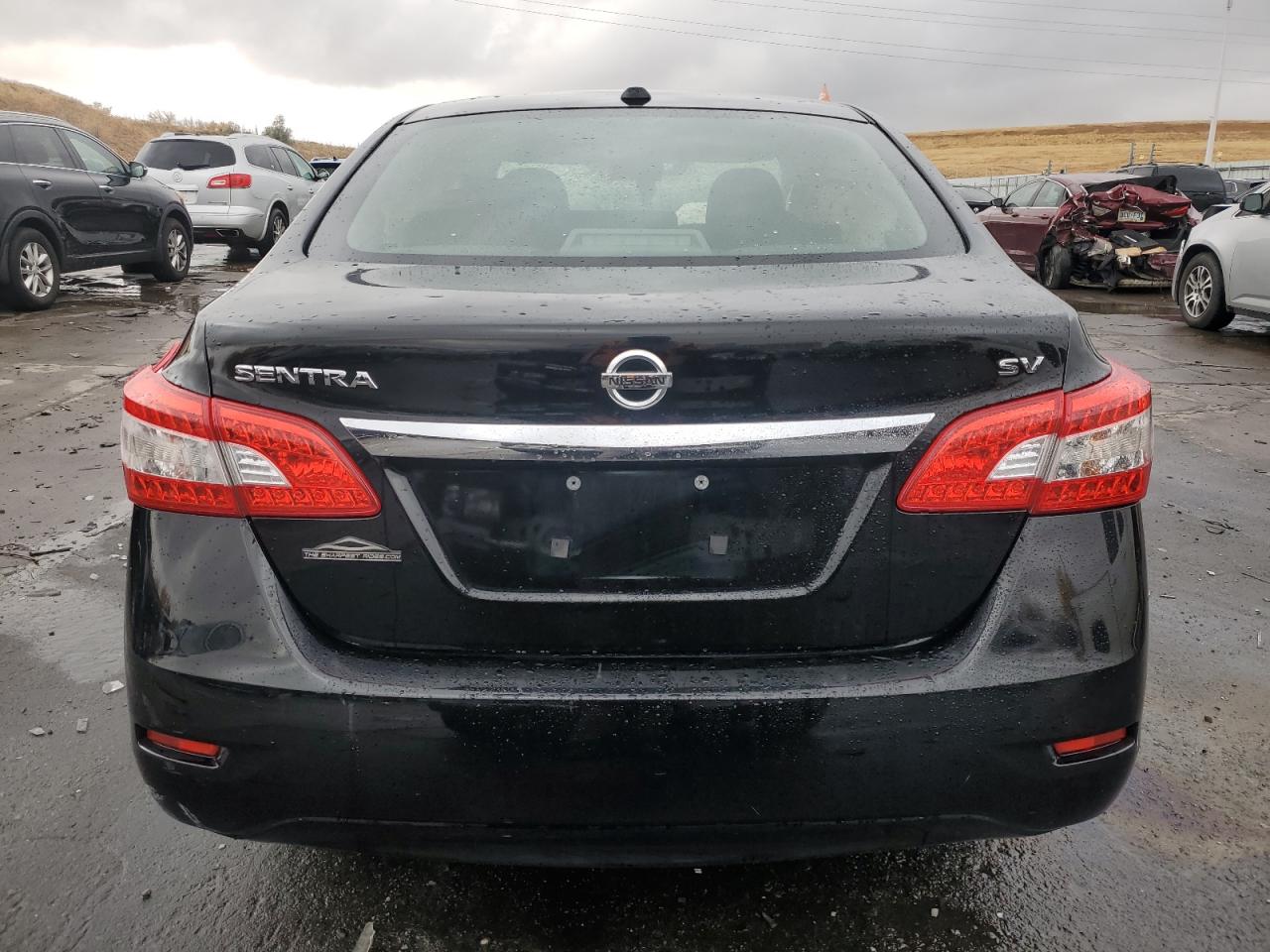 2015 Nissan Sentra VIN 3N1AB7AP9FY279694 Copart auction photo, top/roof / side damage thumbnail 6