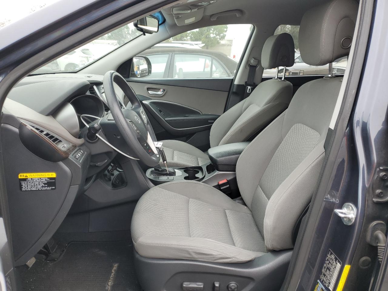 2017 Hyundai Santa Fe VIN KM8SM4HF6HU206355 Copart auction photo, side damage thumbnail 7