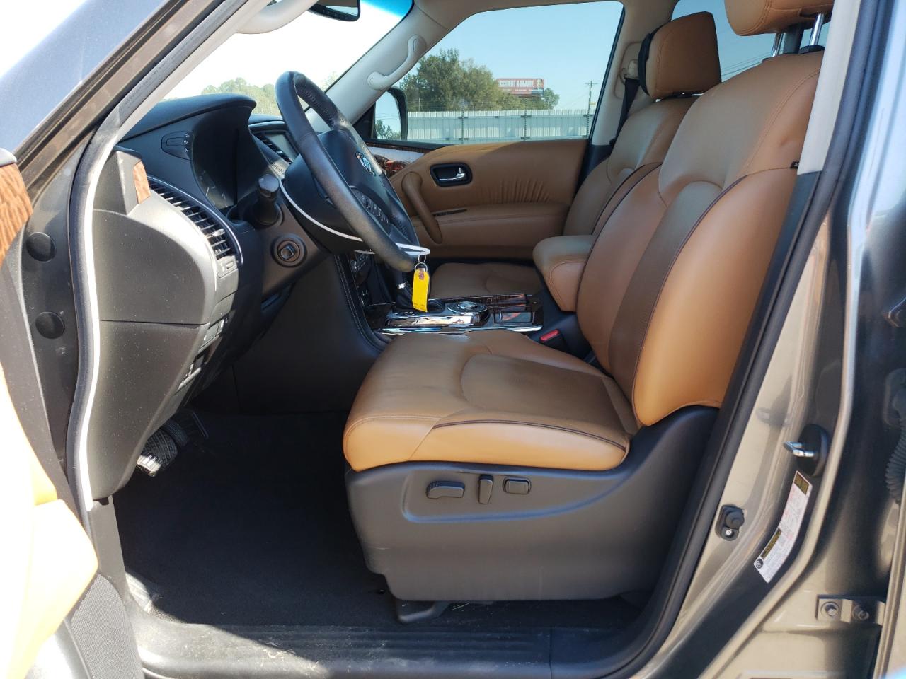 2017 Nissan Armada VIN JN8AY2NF4H9301470 Copart auction photo, front end damage thumbnail 7