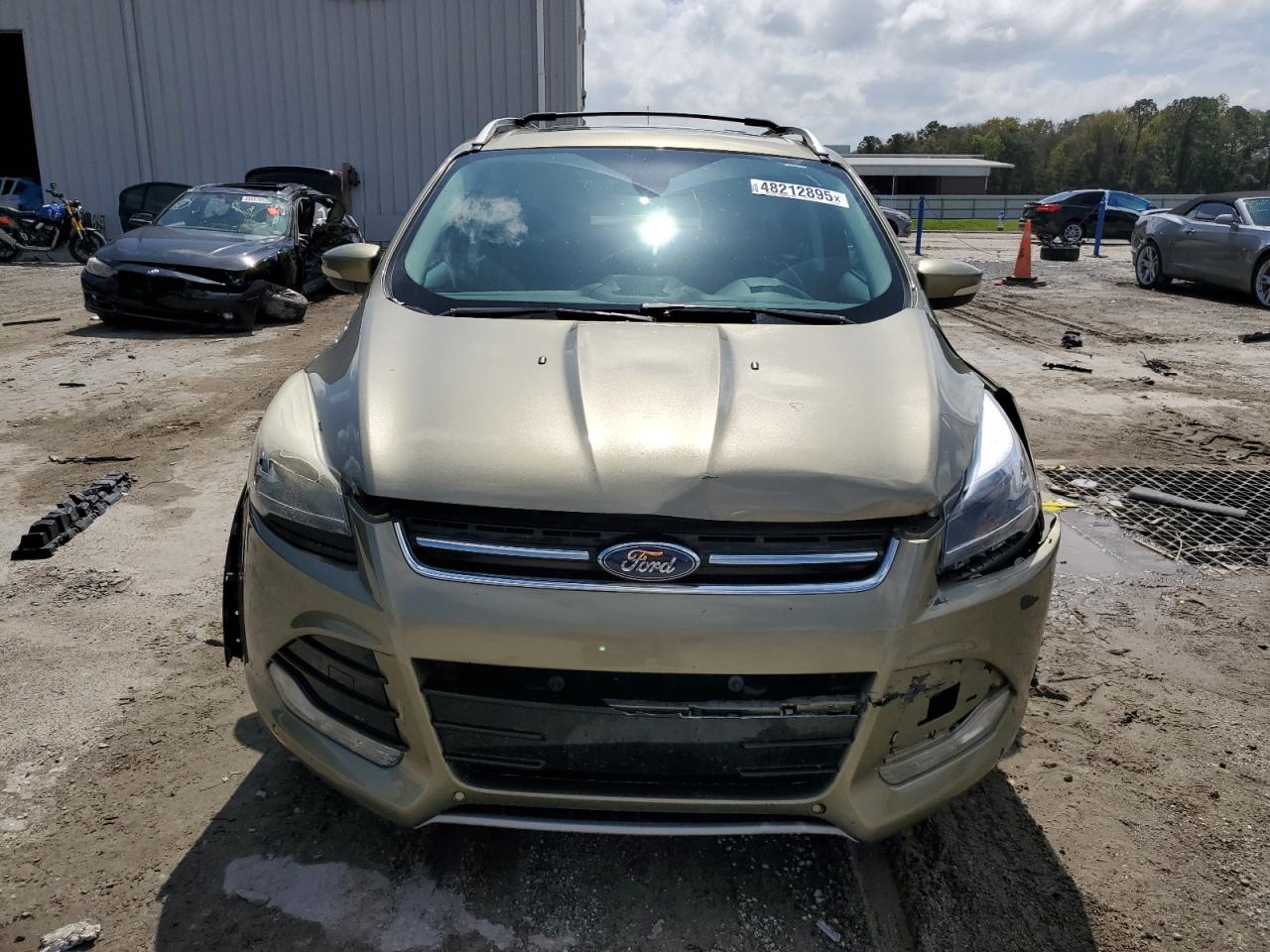 2013 Ford Escape VIN 1FMCU9J94DUD63303 Copart auction photo, front end damage thumbnail 5