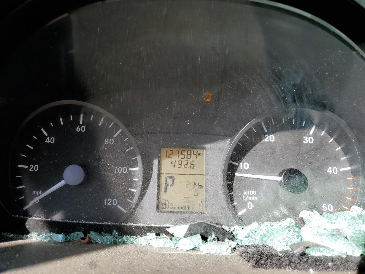 2015 Mercedes-Benz Sprinter VIN WD3PE7DC9FP165231 Copart auction photo, all over damage thumbnail 9