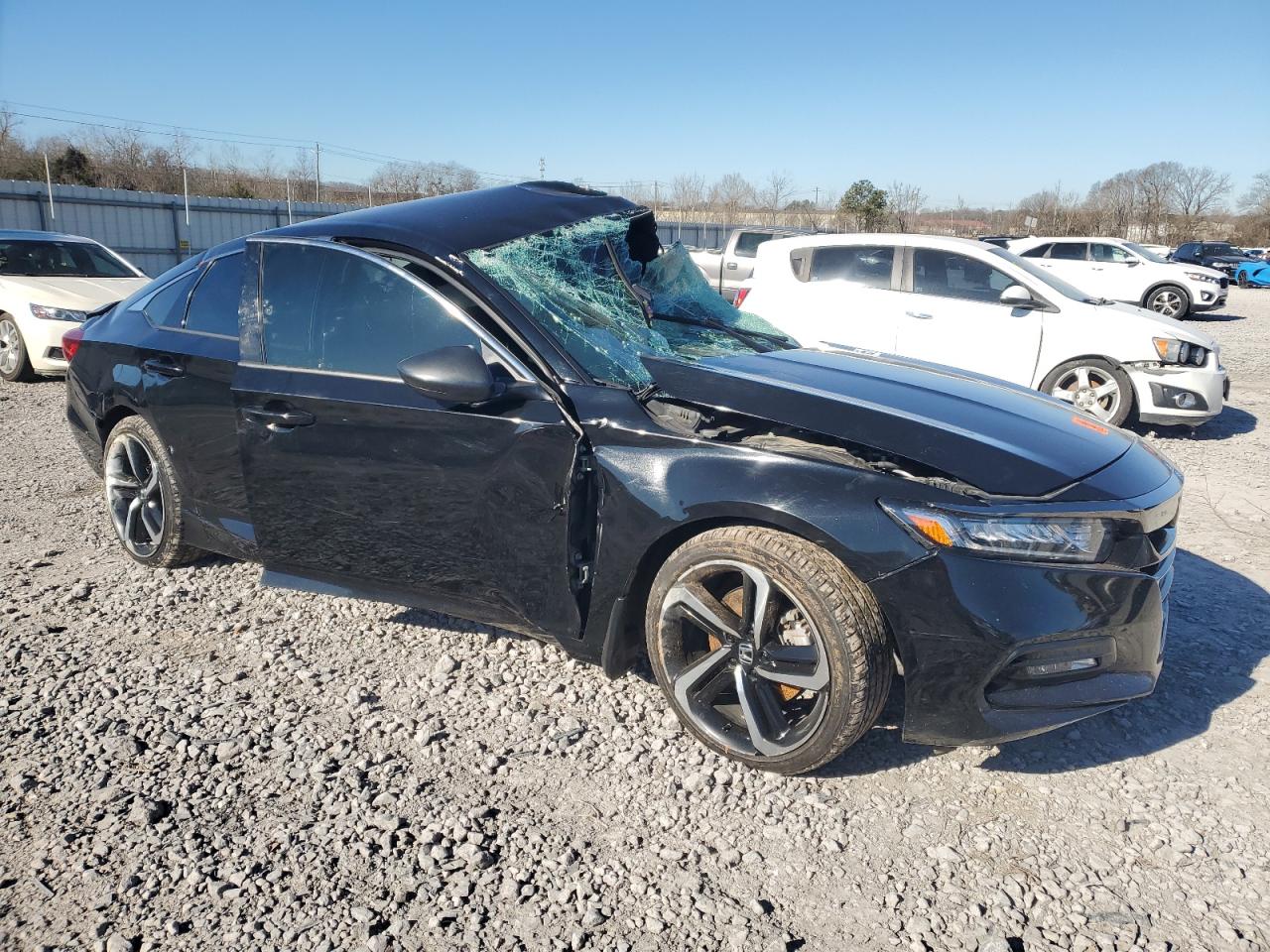 2019 Honda Accord VIN 1HGCV1F31KA023663 Copart auction photo, biohazard/chemical / all over damage thumbnail 4