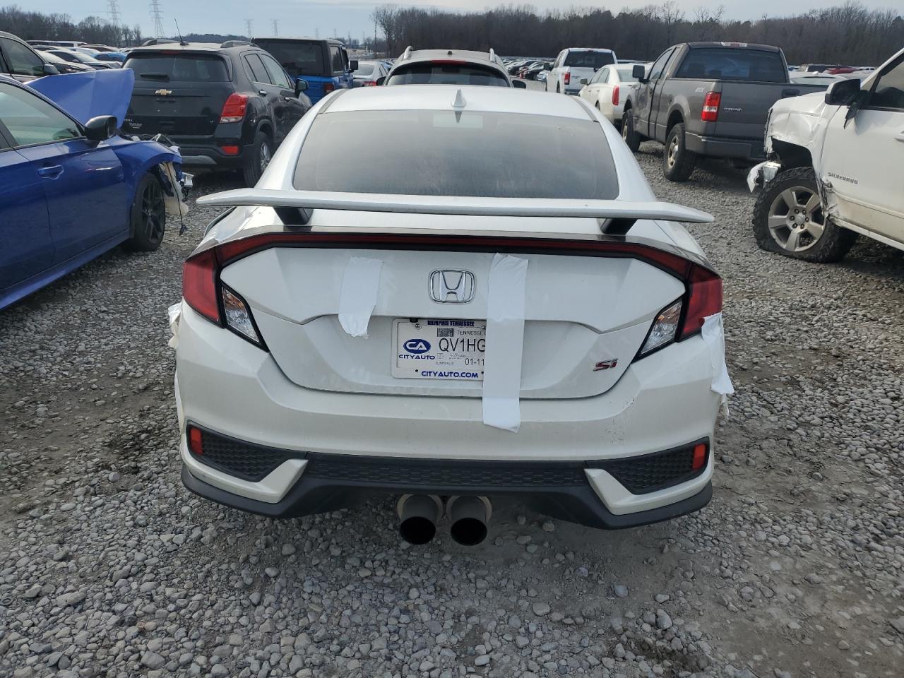 2017 Honda Civic VIN 2HGFC3A50HH753243 Copart auction photo, front end / side damage thumbnail 6