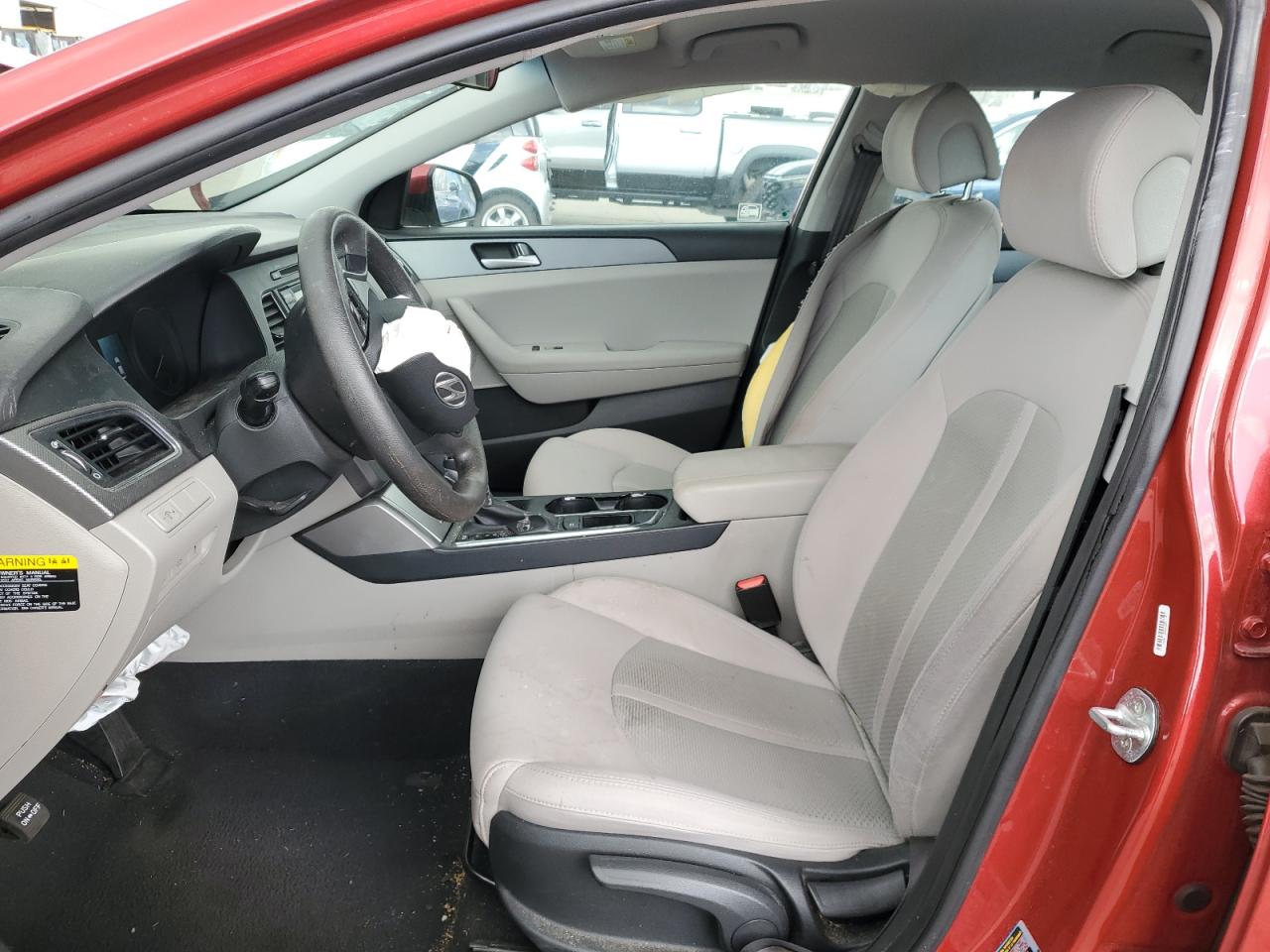 2017 Hyundai Sonata VIN 5NPE24AF0HH542871 Copart auction photo, front end / undercarriage damage thumbnail 7