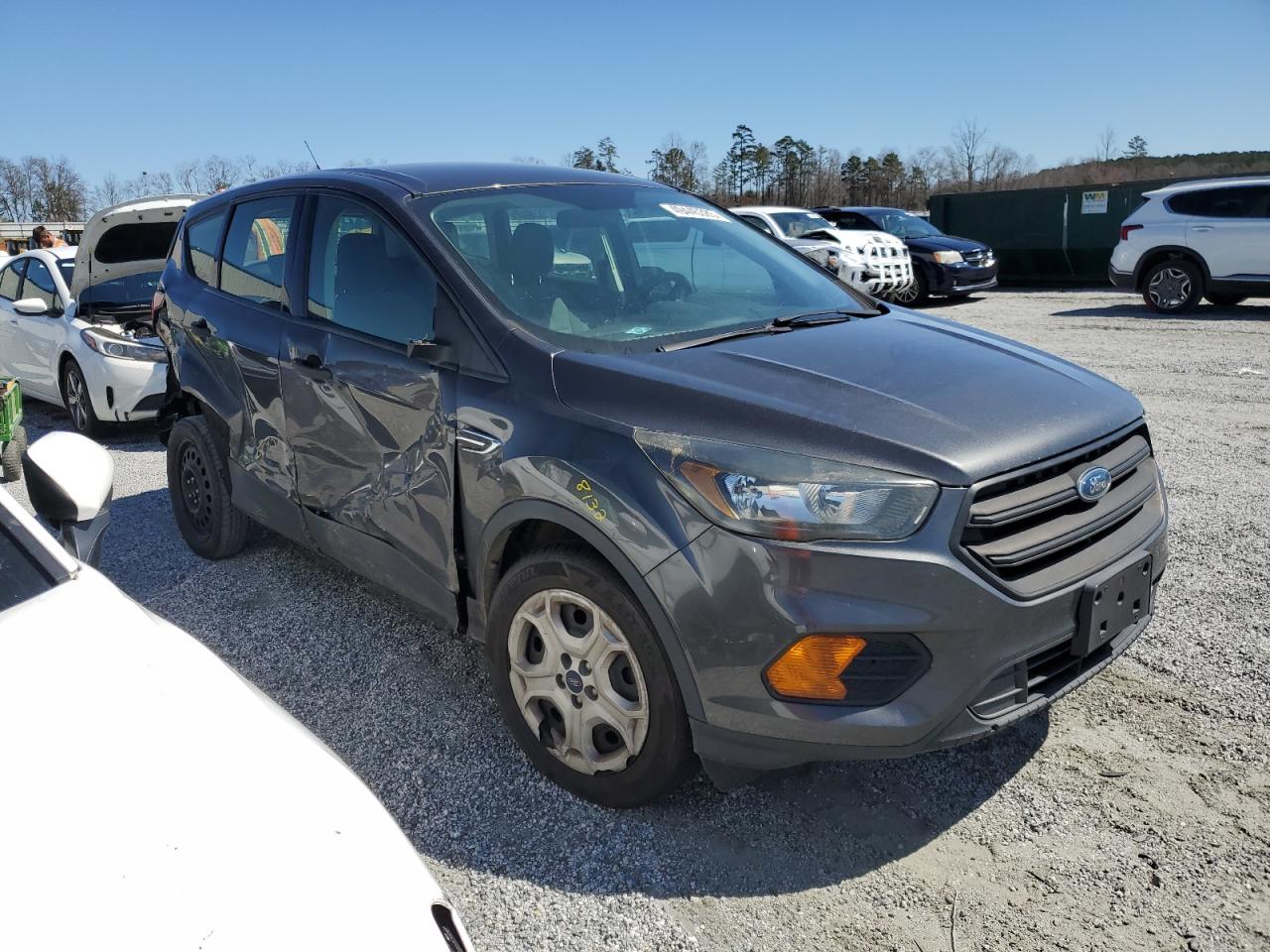 2018 Ford Escape VIN 1FMCU0F78JUA49796 Copart auction photo, side / rear end damage thumbnail 4
