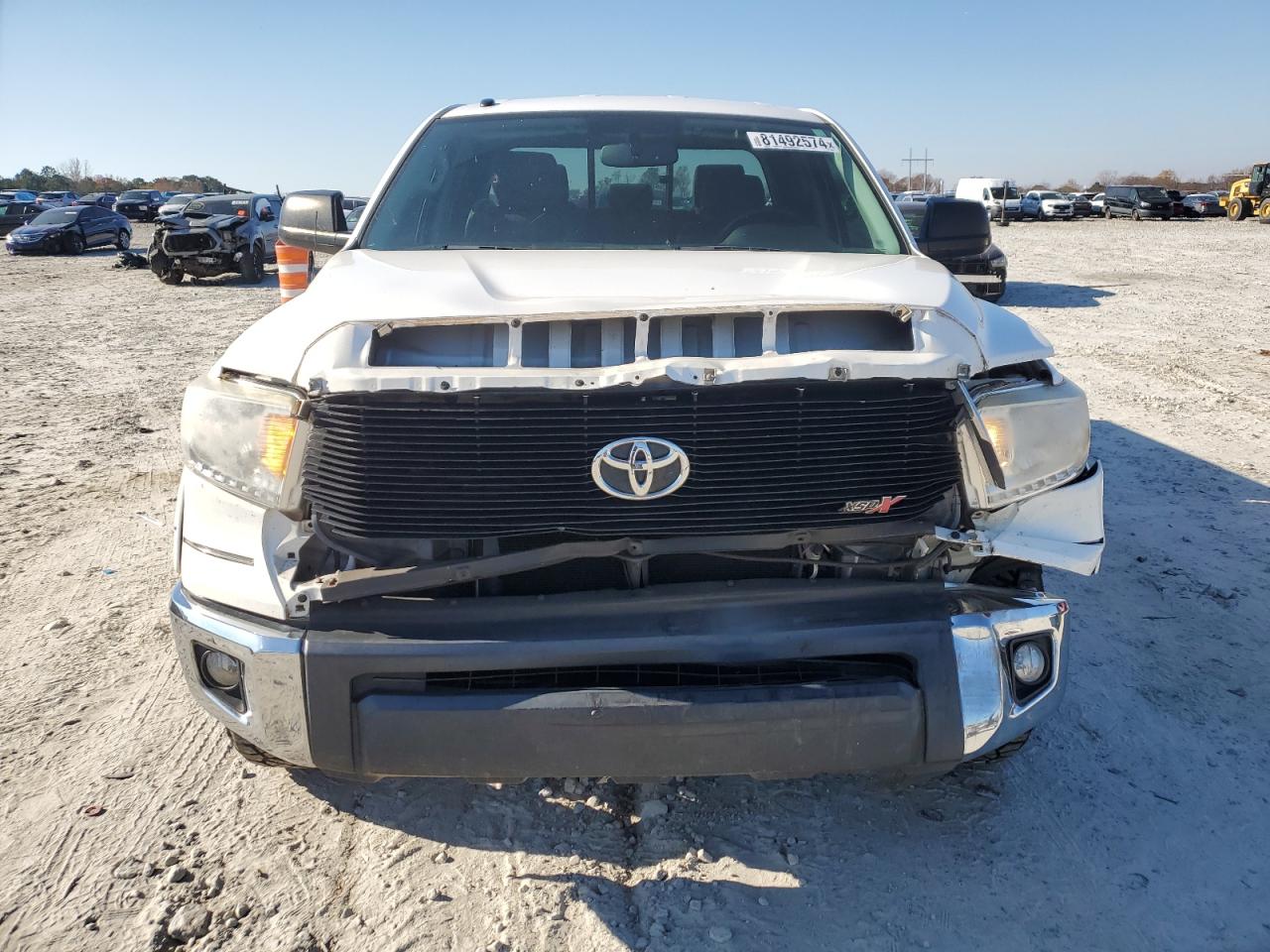 2016 Toyota Tundra VIN 5TFRM5F18GX098981 Copart auction photo, rear end / front end damage thumbnail 5