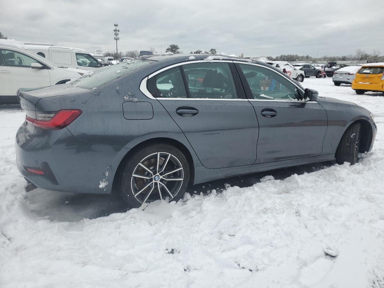2020 BMW 3er VIN 3MW5R1J07L8B25293 Copart auction photo, front end / undercarriage damage thumbnail 3
