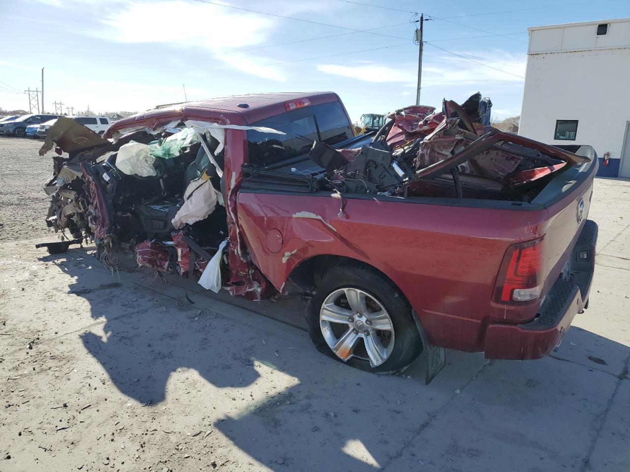 2015 RAM 1500 VIN 1C6RR7UT5FS548008 Copart auction photo, all over damage thumbnail 2
