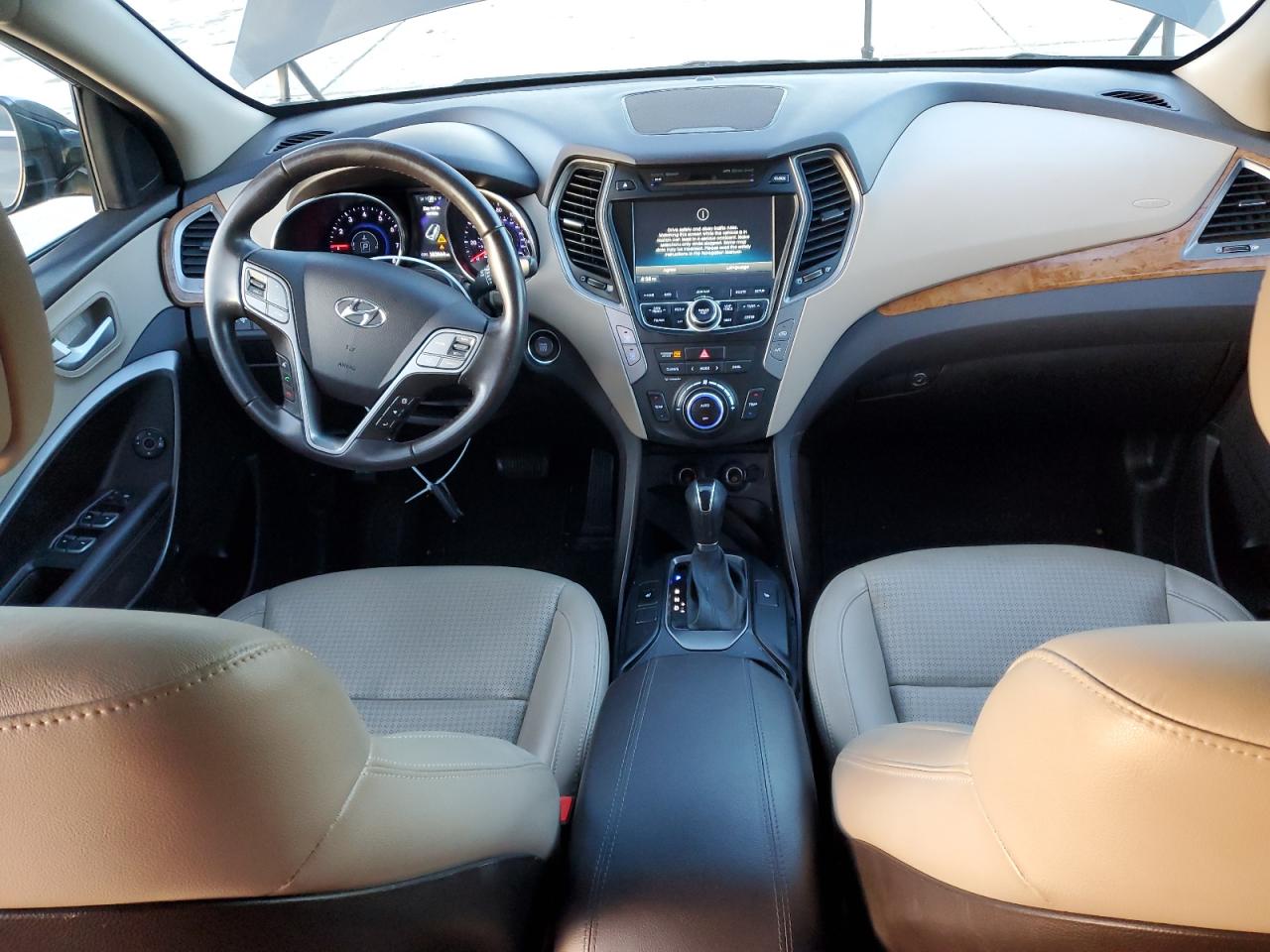 2014 Hyundai Santa Fe VIN 5XYZU3LA0EG180020 Copart auction photo, front end damage thumbnail 8