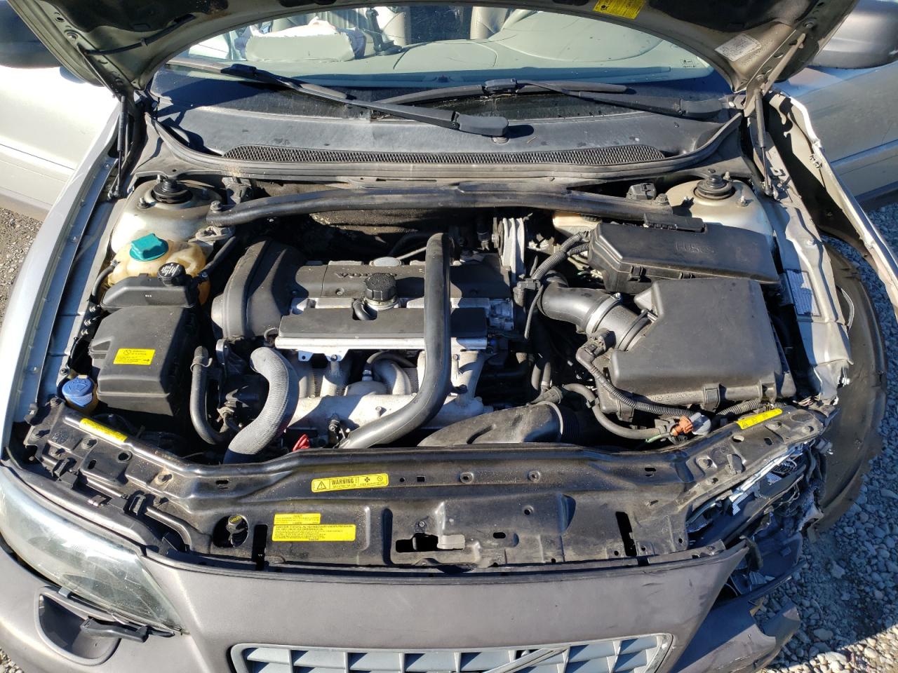 2004 Volvo XC70 VIN YV1SZ59H241157382 Copart auction photo, front end / side damage thumbnail 12