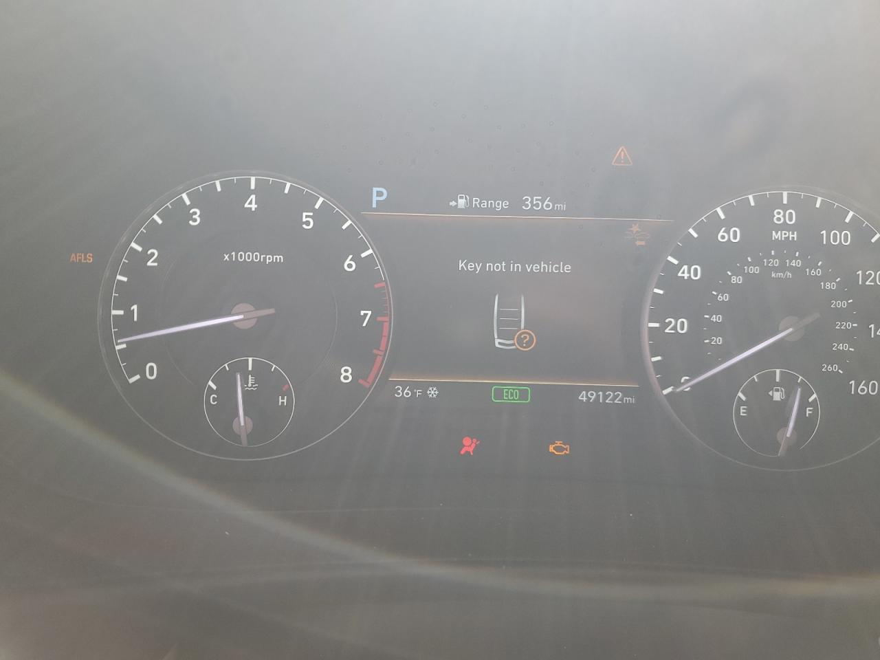 2019 Genesis G90 VIN KMTF54JHXKU059223 Copart auction photo, front end damage thumbnail 9