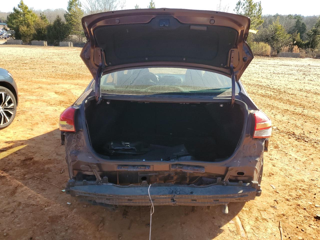2017 KIA Forte VIN 3KPFK4A75HE012719 Copart auction photo, rear end damage thumbnail 6