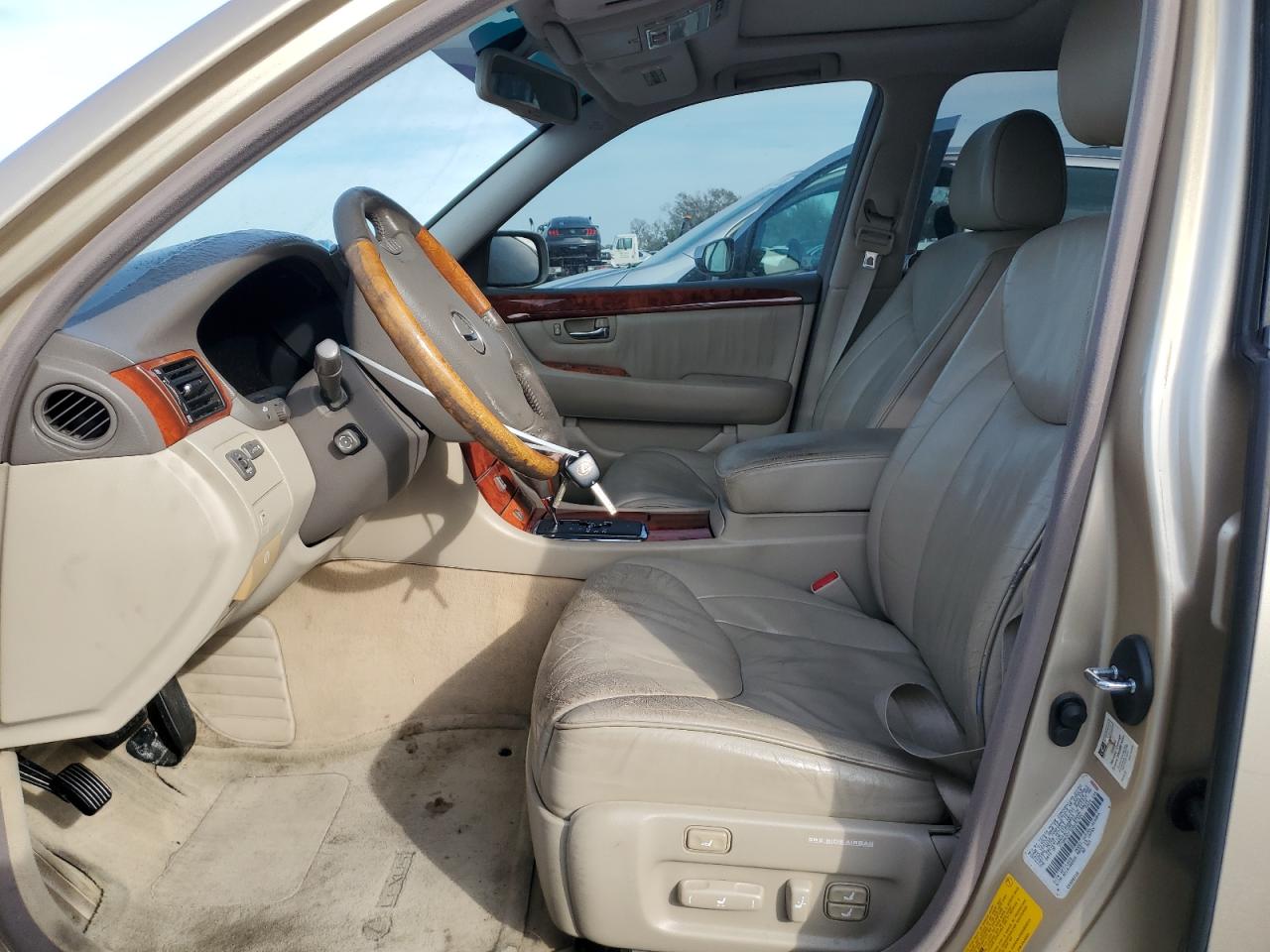 2002 Lexus LS VIN JTHBN30F320091380 Copart auction photo, side damage thumbnail 7