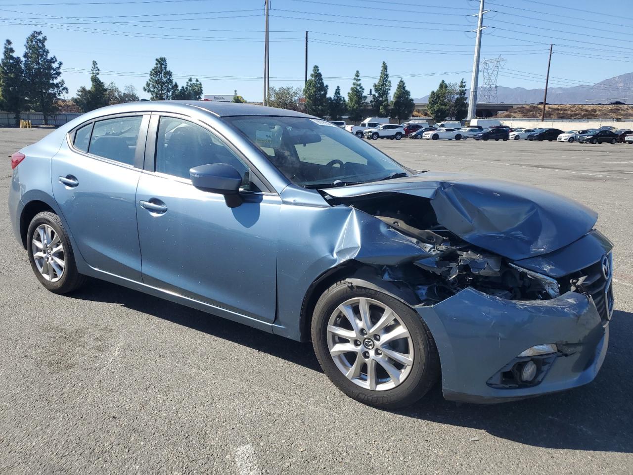 2016 Mazda 3 VIN JM1BM1V7XG1292298 Copart auction photo, front end damage thumbnail 4