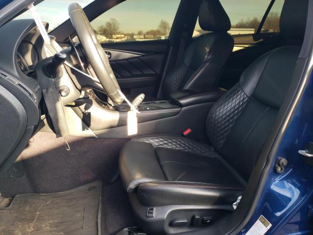 2018 Infiniti Q50 VIN JN1FV7AR7JM481492 Copart auction photo, side damage thumbnail 7