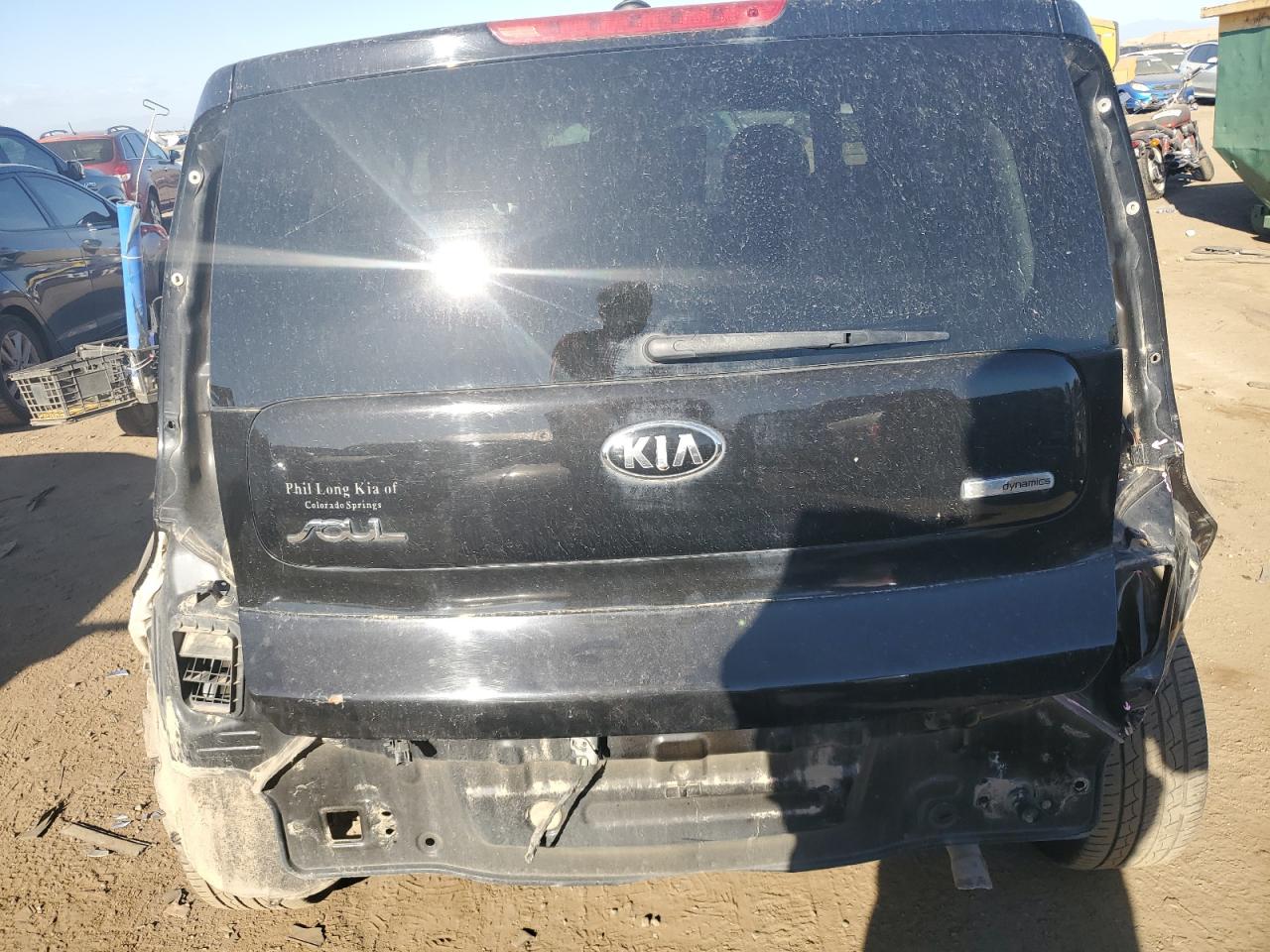 2015 KIA Soul VIN KNDJP3A51F7226589 Copart auction photo, rear end damage thumbnail 6