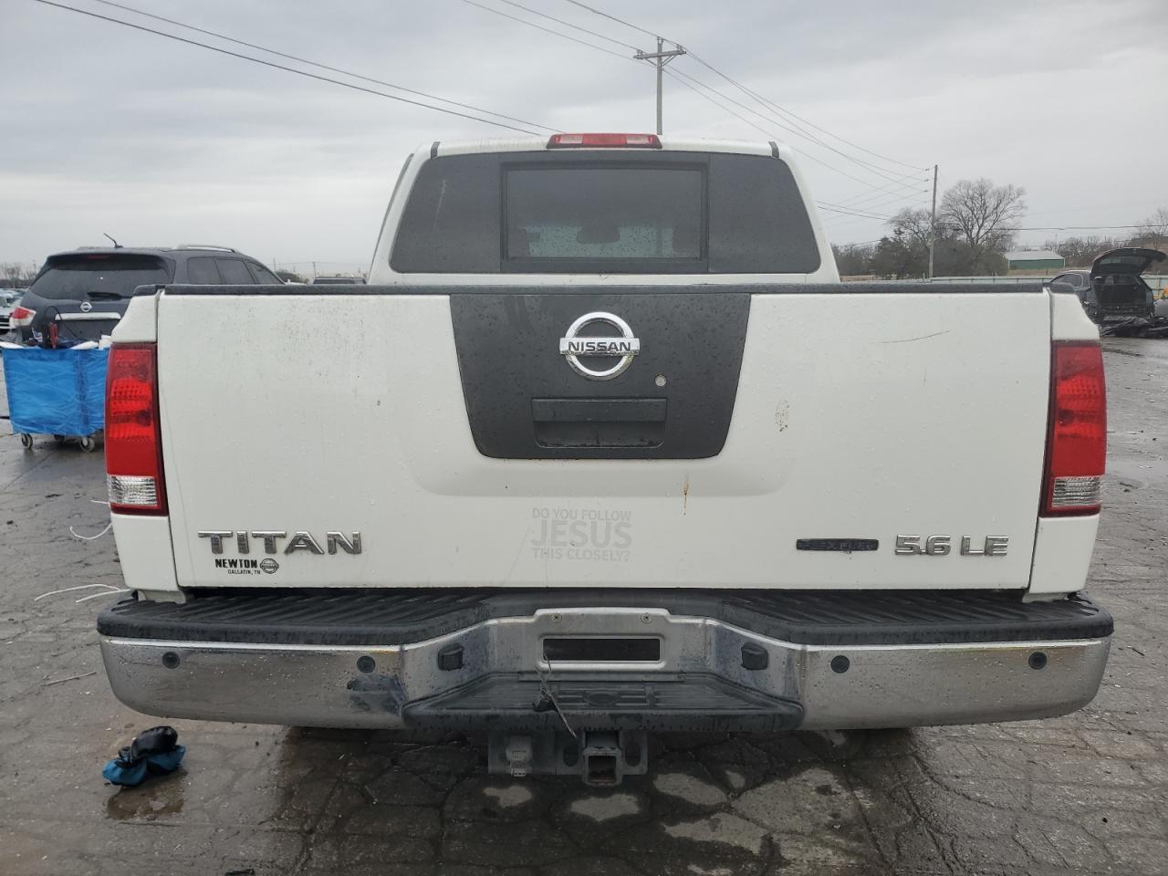 2009 Nissan Titan VIN 1N6BA07D29N307293 Copart auction photo, side / minor dent/scratches damage thumbnail 6