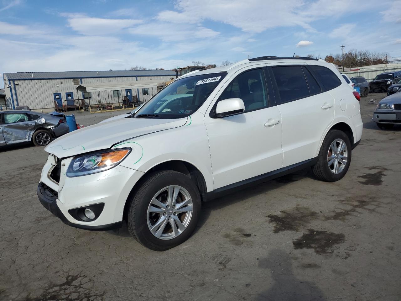 2012 Hyundai Santa Fe VIN 5XYZHDAG6CG105496